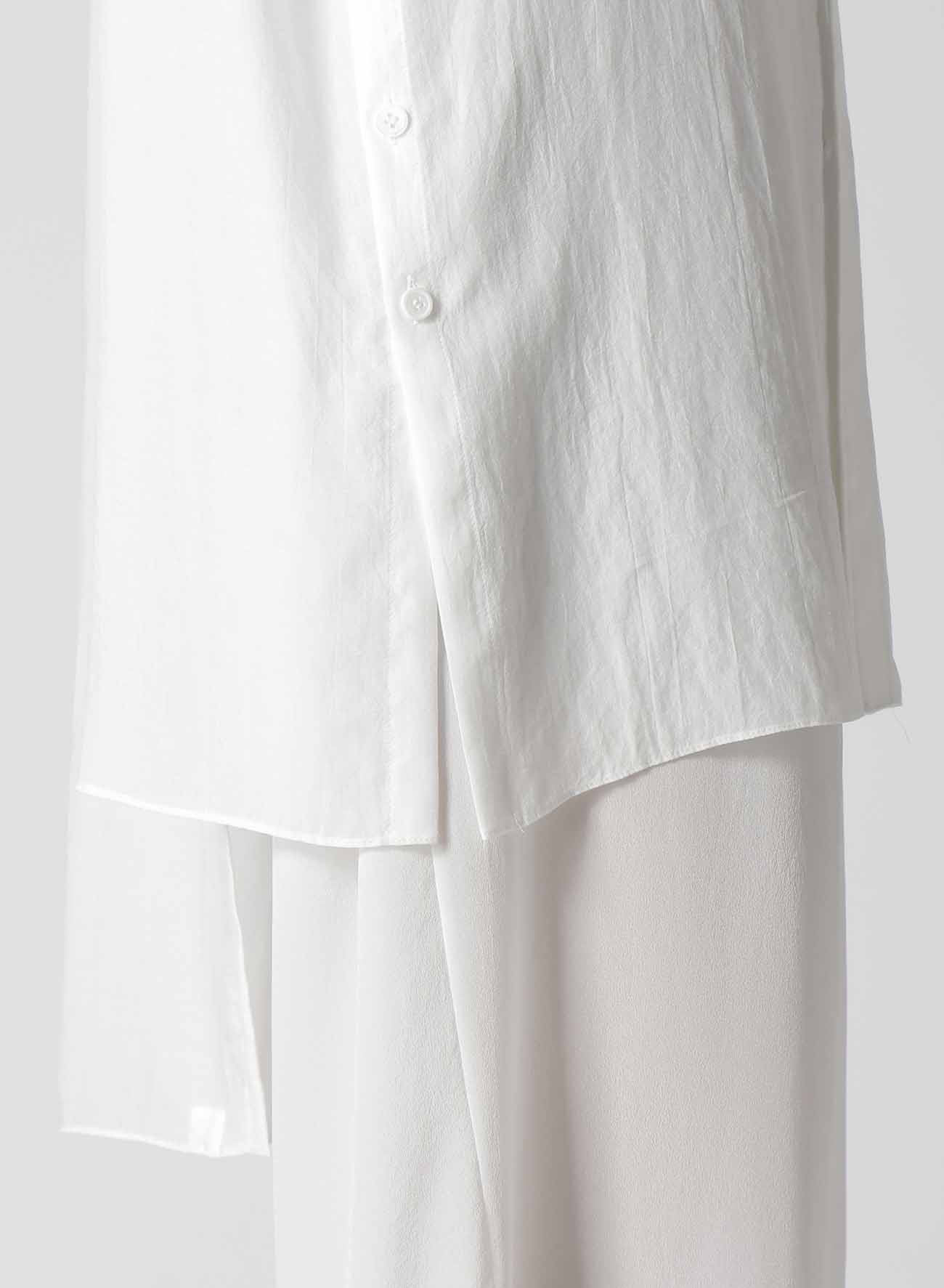 【Launching 10:00(JST), Jan 11】60 CELLULOSE LOAN DOUBLE LAYER TAB COLLAR BLOUSE