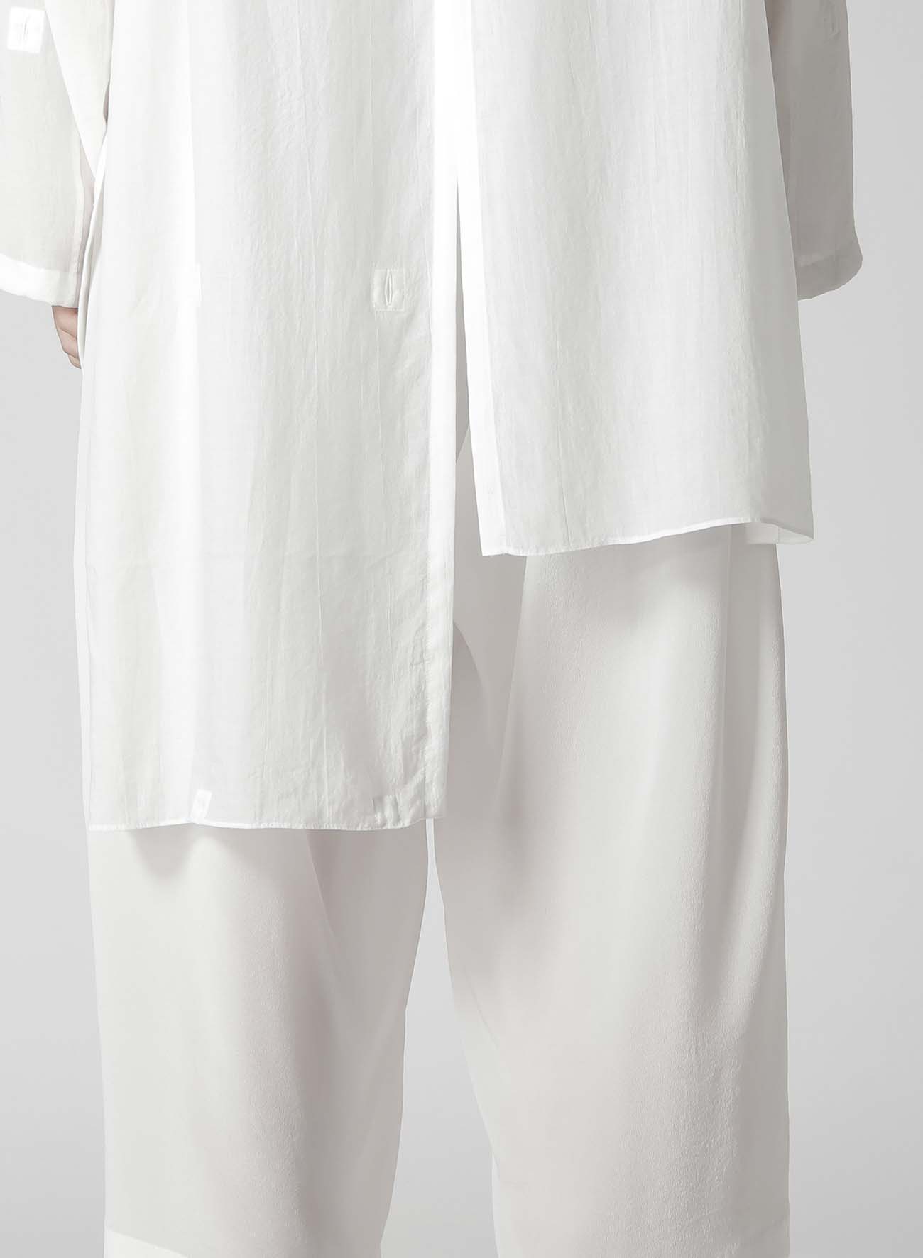 【Launching 10:00(JST), Jan 11】60 CELLULOSE LOAN DOUBLE LAYER TAB COLLAR BLOUSE