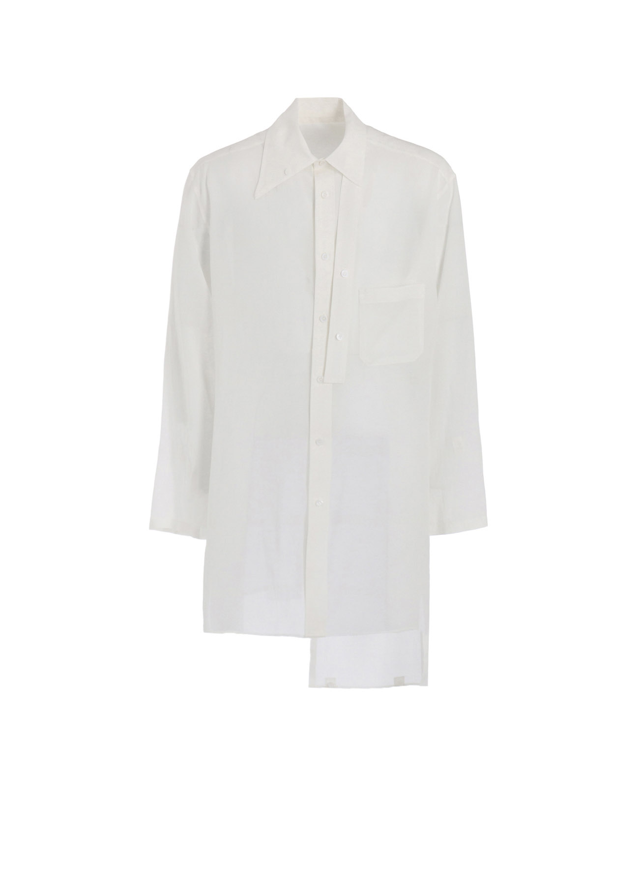 【Launching 10:00(JST), Jan 11】60 CELLULOSE LOAN DOUBLE LAYER TAB COLLAR BLOUSE