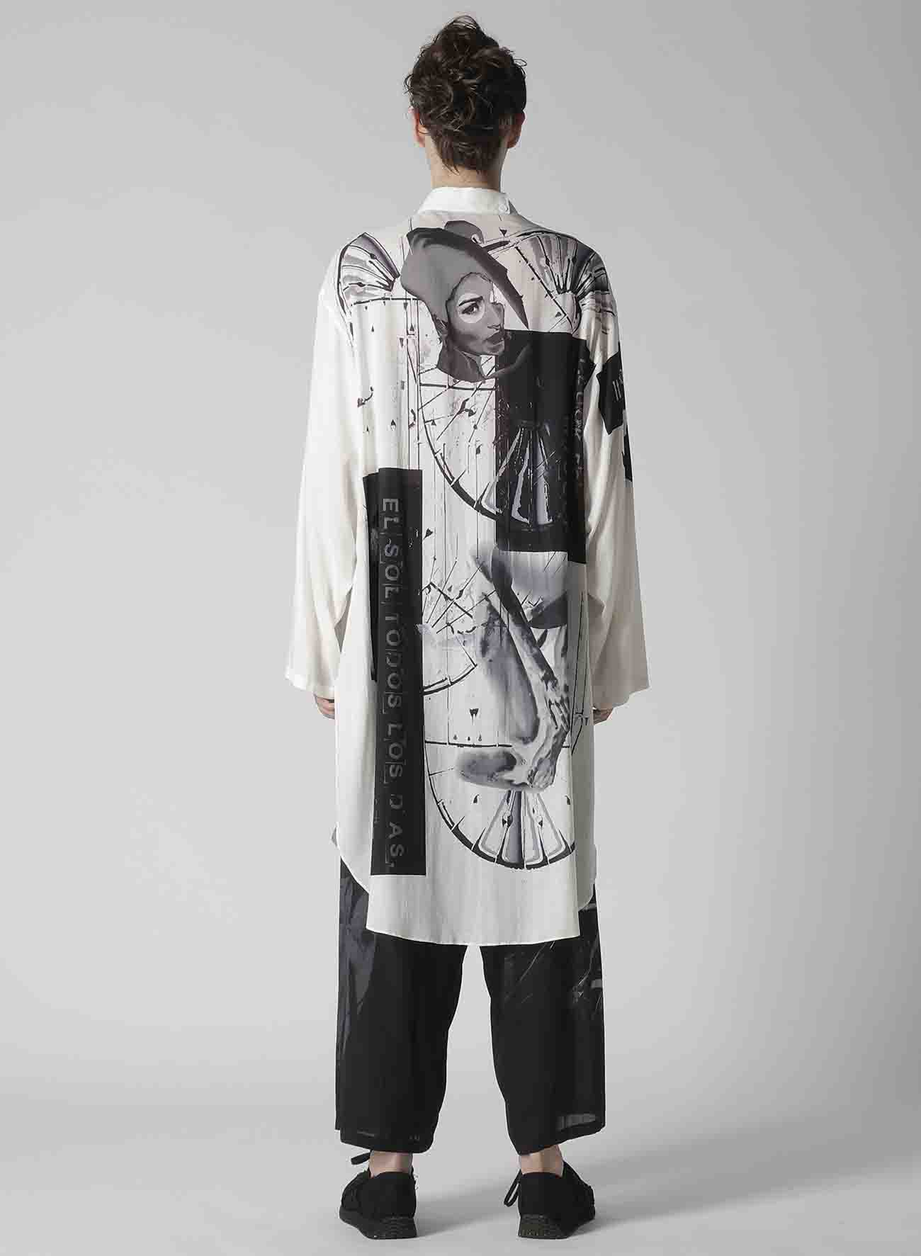 【Launching 10:00(JST), Jan 11】ASYMMETRY COLLAR PRINT BLOUSE