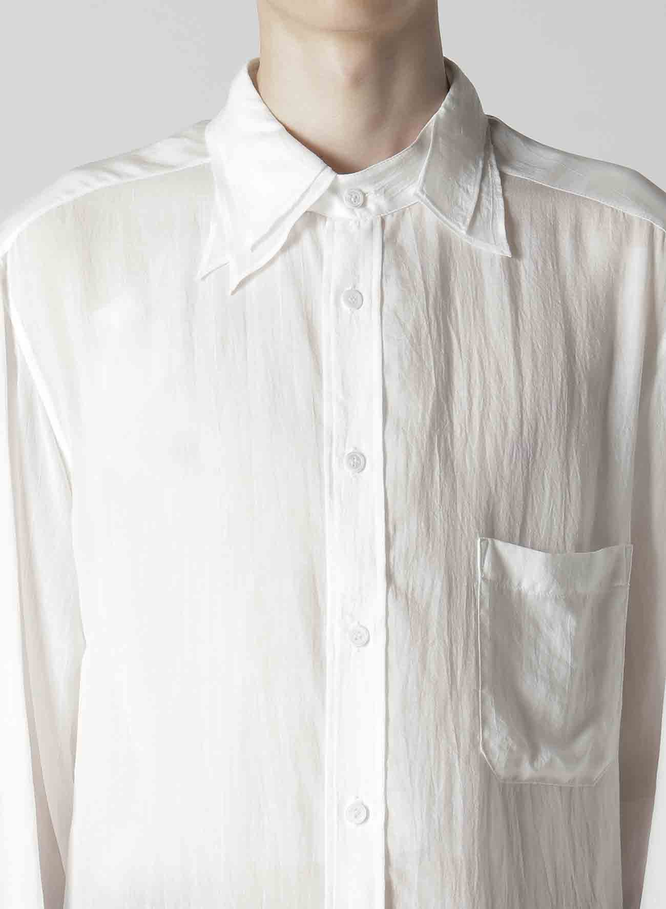 【Launching 10:00(JST), Jan 11】60 CELLULOSE LOAN TRIPLE COLLAR SHIRT