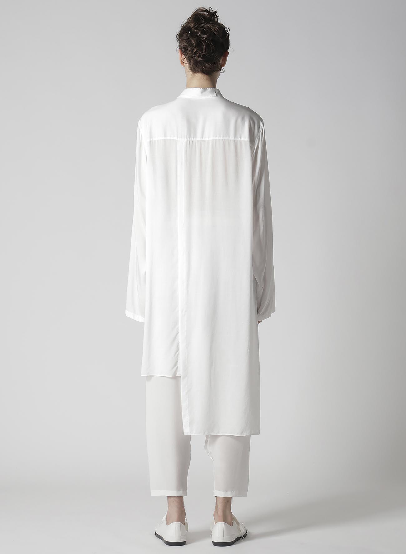 【Launching 10:00(JST), Jan 11】WHITE 80 MODAL LAWN TAB DETAIL BLOUSE