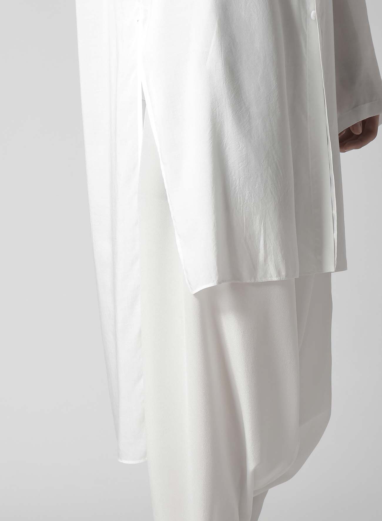 【Launching 10:00(JST), Jan 11】WHITE 80 MODAL LAWN TAB DETAIL BLOUSE