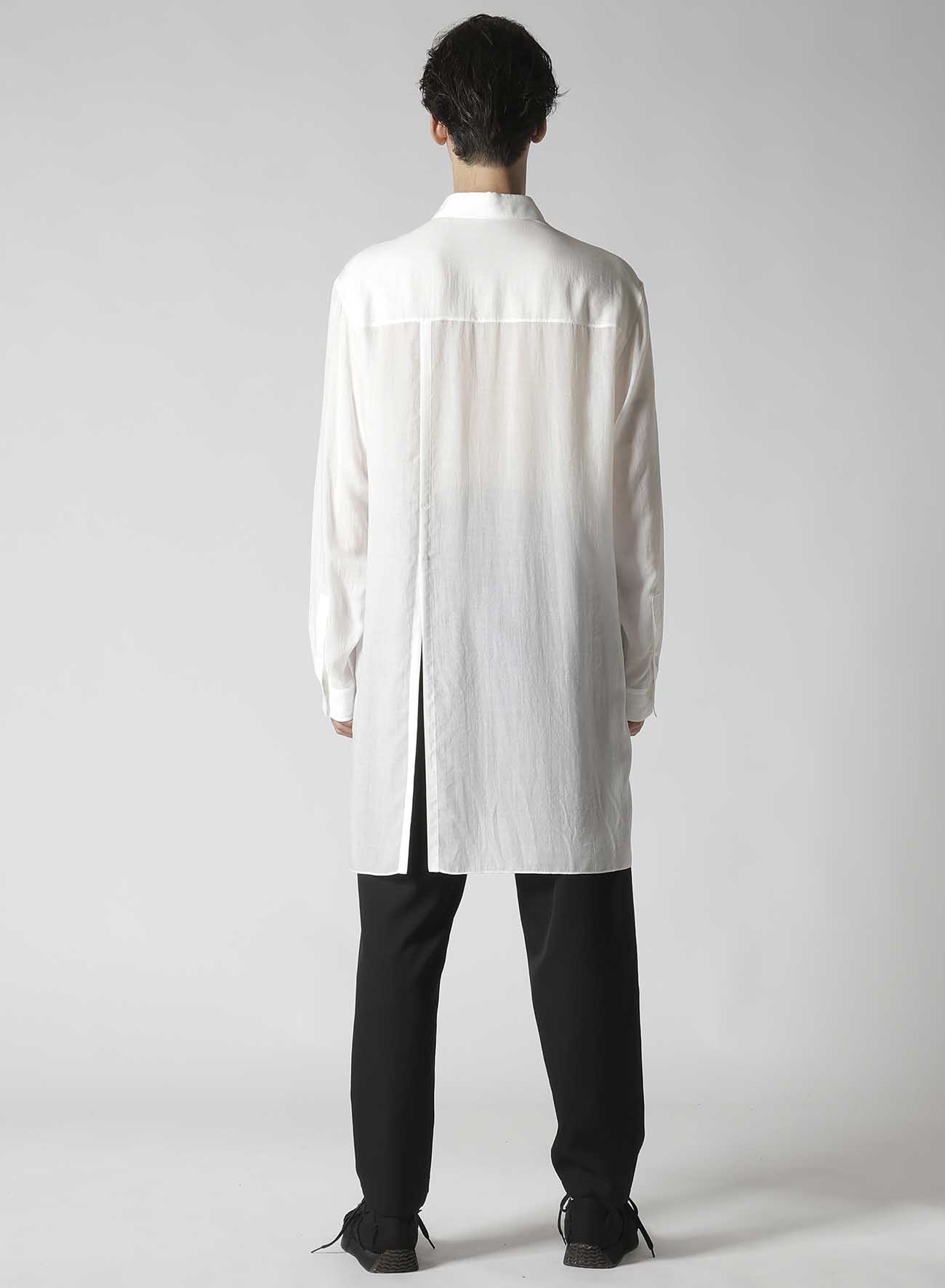 【Launching 10:00(JST), Jan 11】60 CELLULOSE LOAN BACK PANELED SLIT BLOUSE