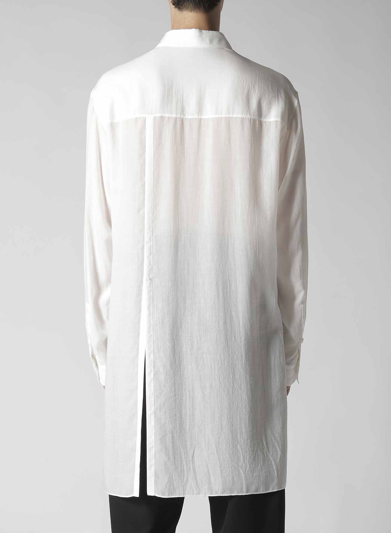 【Launching 10:00(JST), Jan 11】60 CELLULOSE LOAN BACK PANELED SLIT BLOUSE