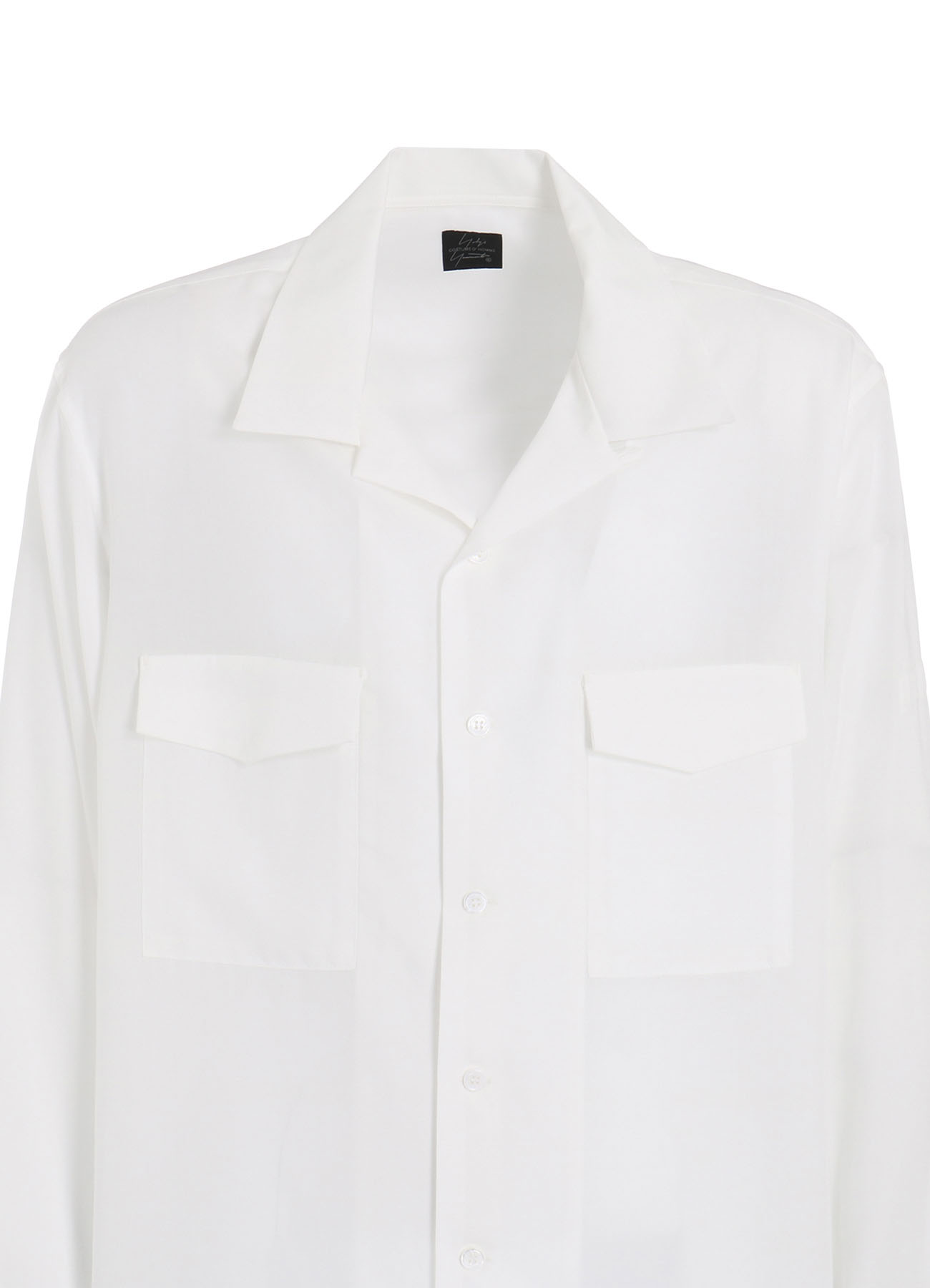 SUIT CELLULOSE POPLIN CDH OPEN COLLAR SHIRT