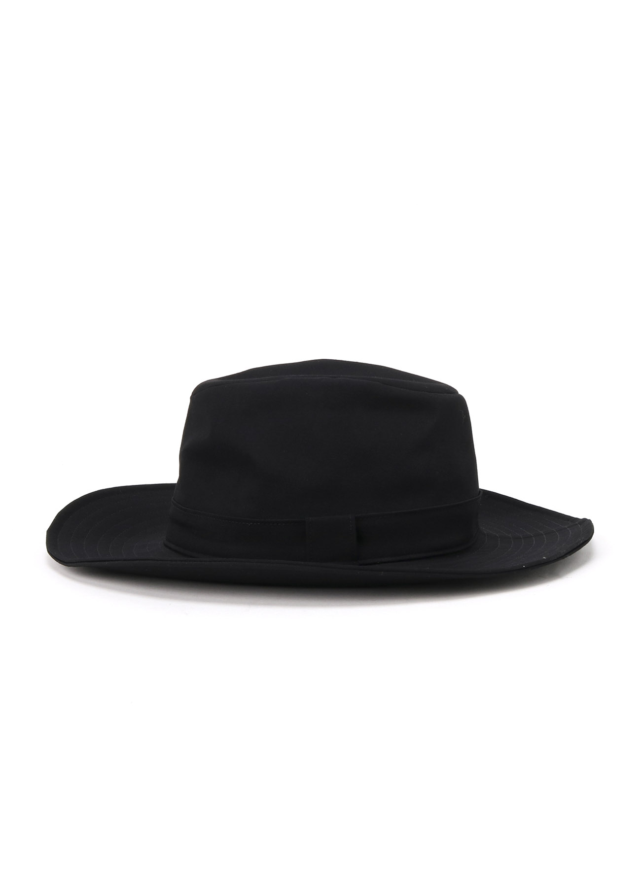 WOOL GABARDINE WIDE MIDDLE BRIM HAT