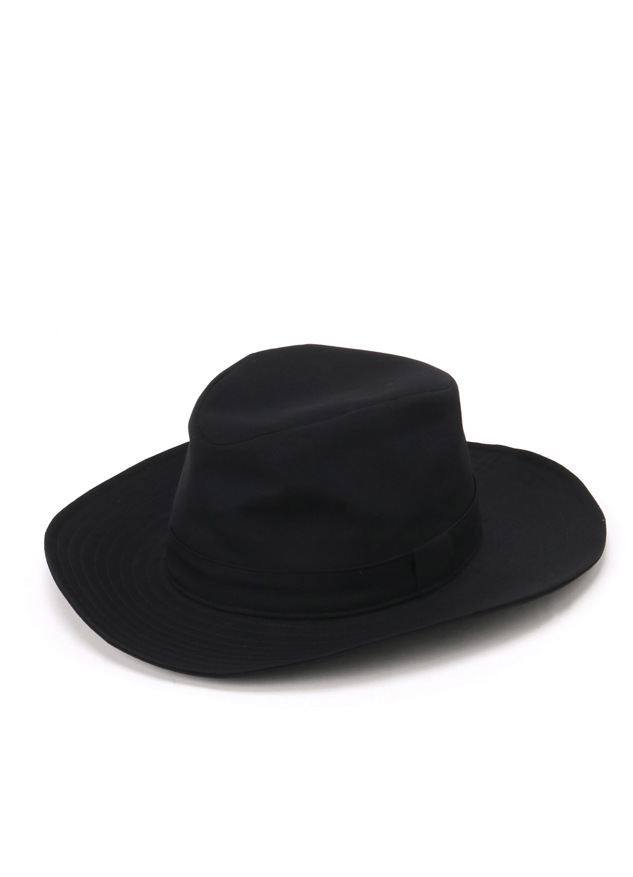 WOOL GABARDINE WIDE MIDDLE BRIM HAT