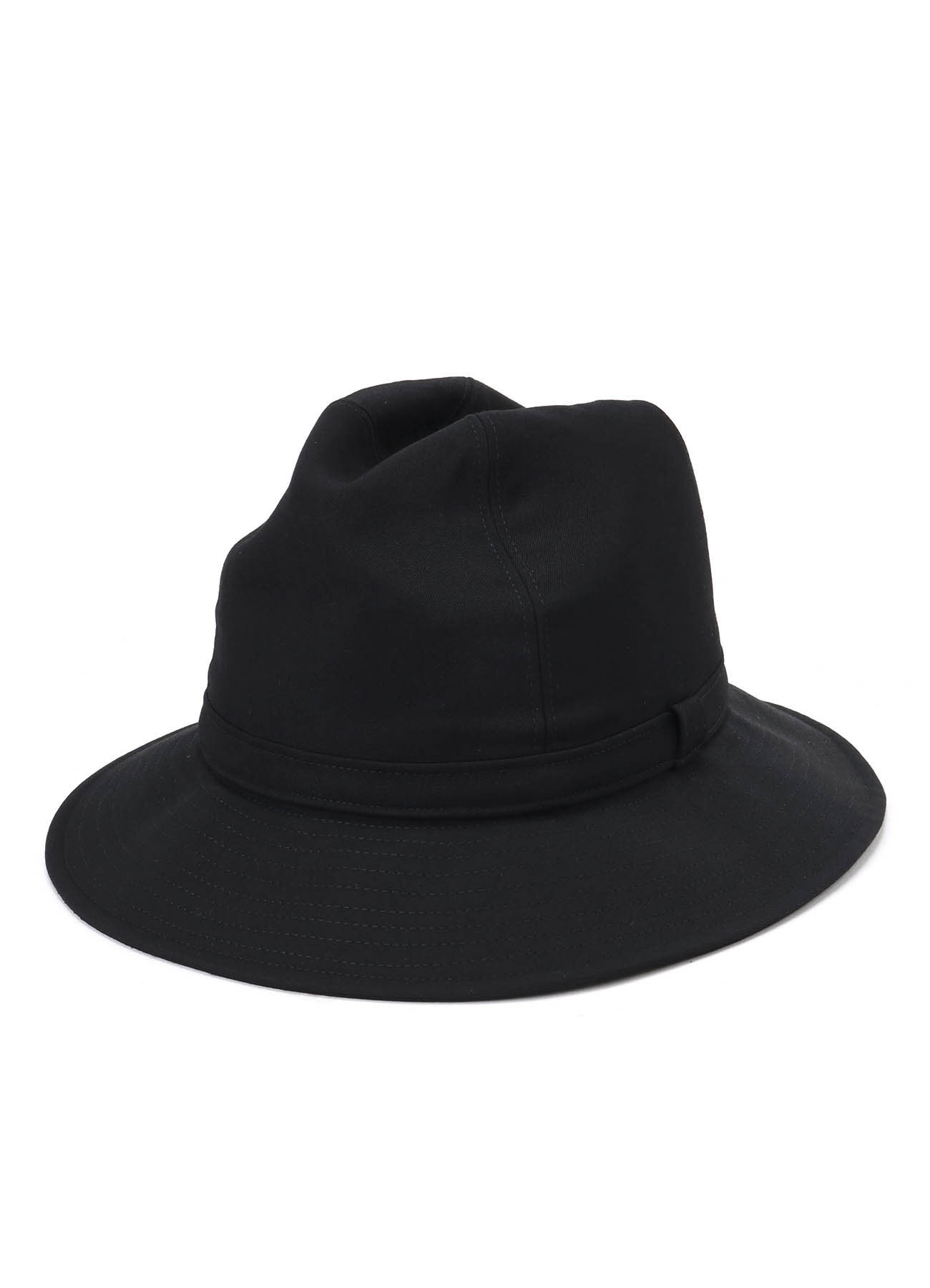 WOOL GABARDINE FEDORA HAT