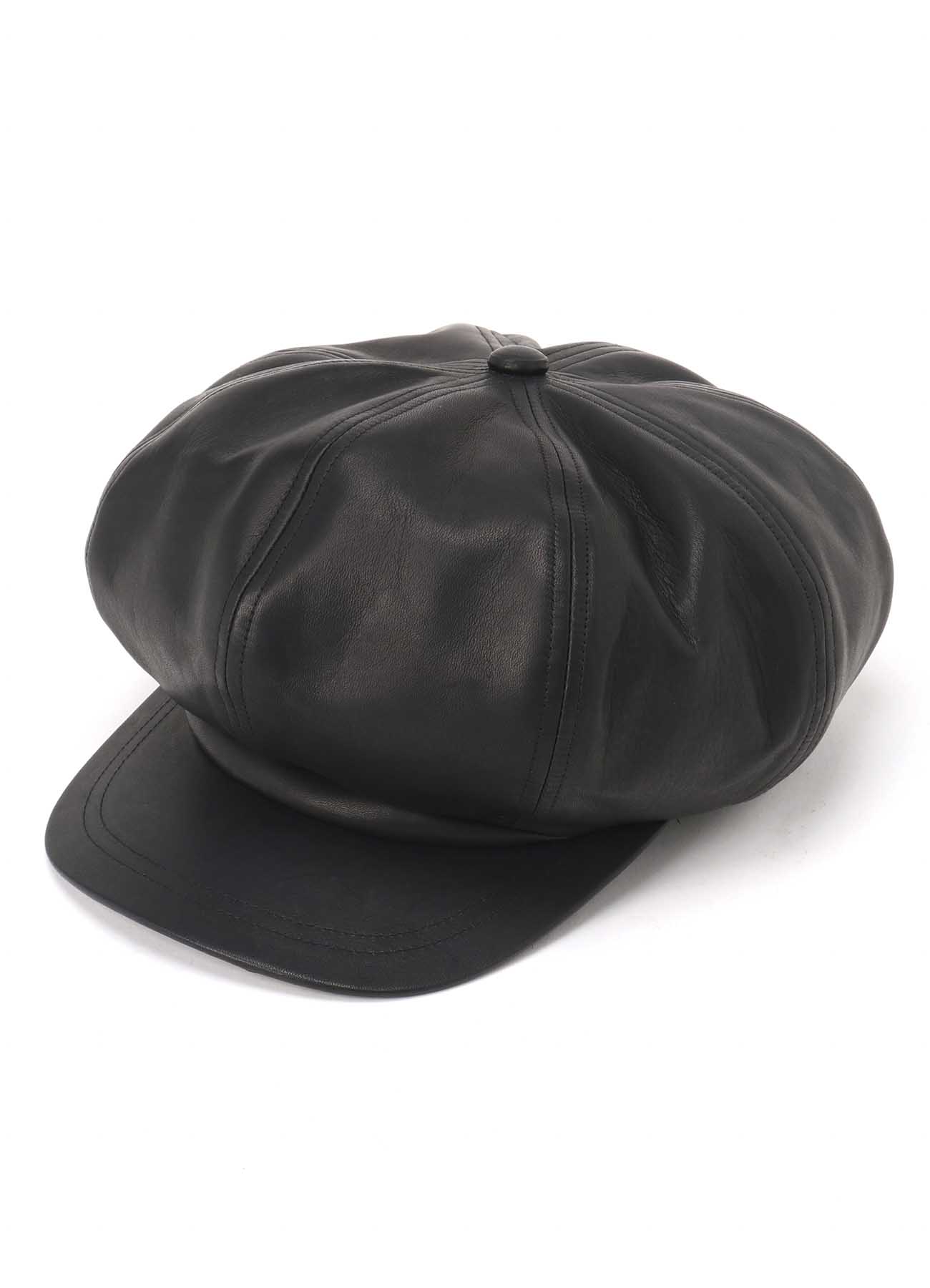 BACKLASH SMOOTH LEATHER CASQUETTE