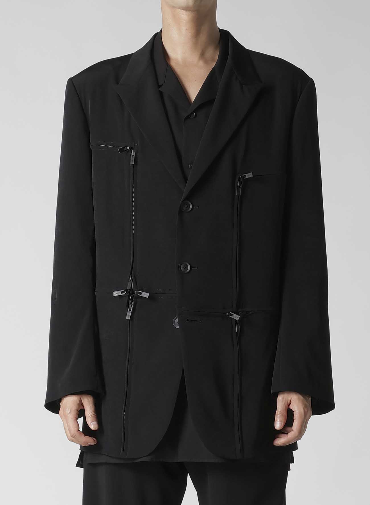 TA TUXEDO ZIP DETAIL JACKET