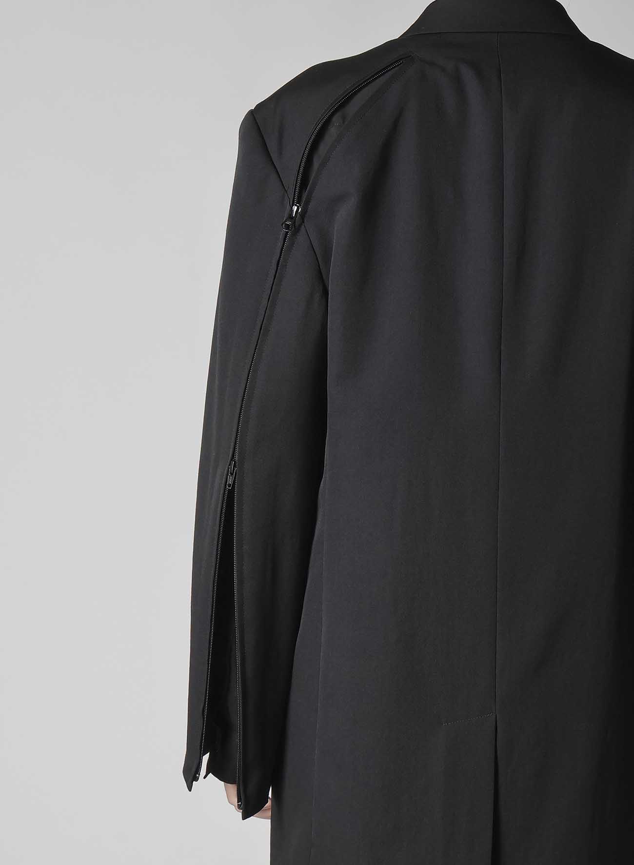 【Launching 10:00(JST), Jan 11】WOOL GABARDINE ZIP DETAIL PANELED JACKET