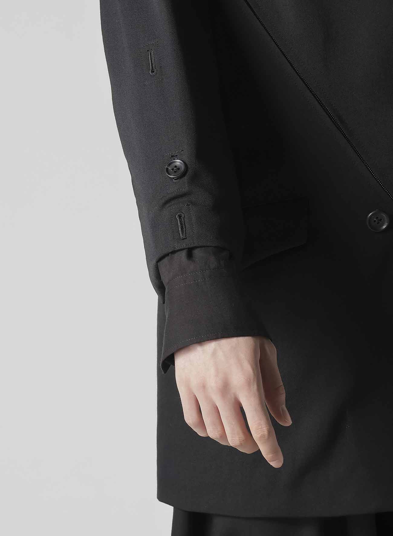 【Launching 10:00(JST), Jan 11】WOOL GABARDINE ZIP DETAIL PANELED JACKET