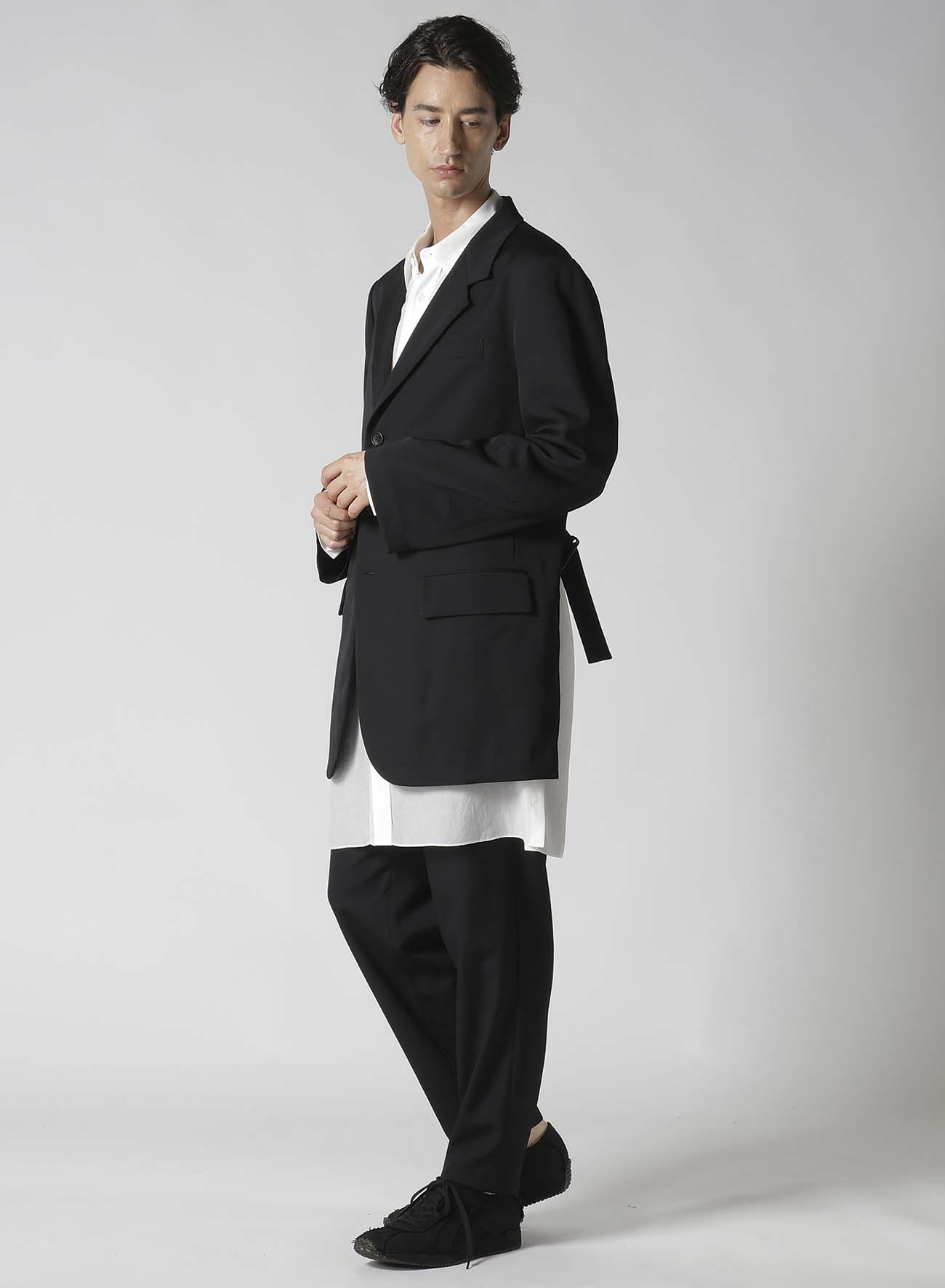 【Launching 10:00(JST), Jan 11】WOOL GABARDINE BACK OPENING JACKET