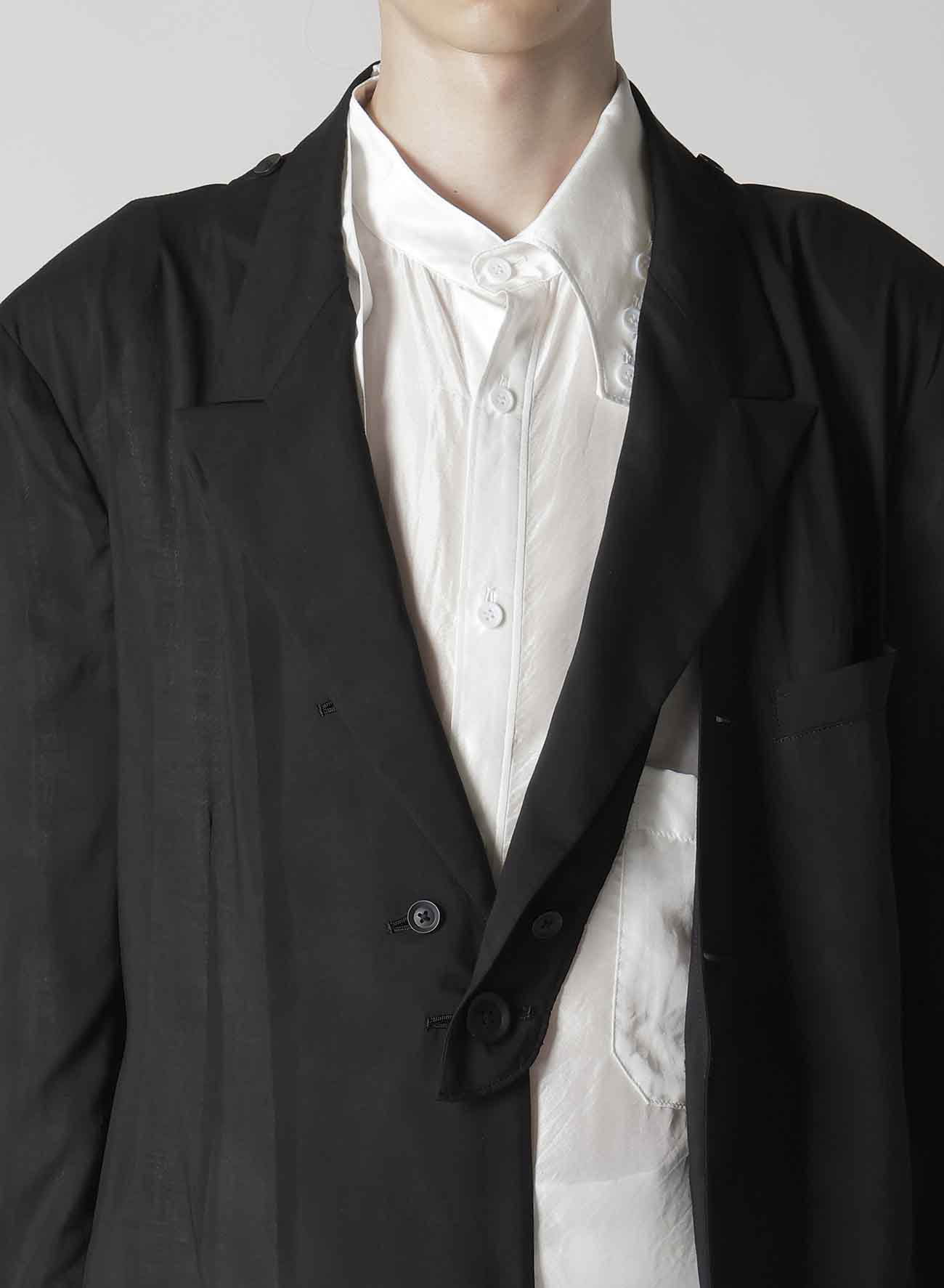 【Launching 10:00(JST), Jan 11】80 MODAL LOAN DETACHABLE COLLAR JACKET