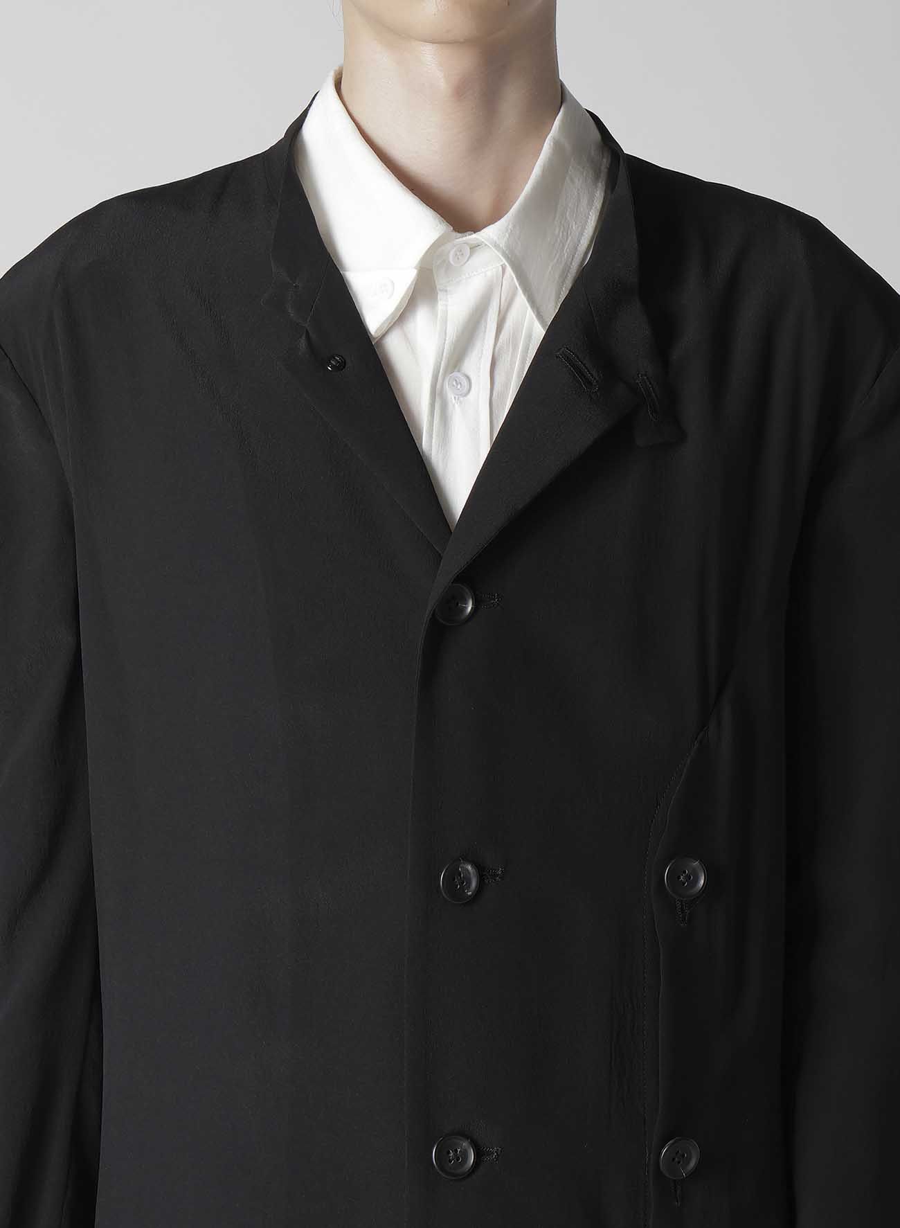 【Launching 10:00(JST), Jan 11】12M SILK DECINE STAND COLLAR ASM JACKET