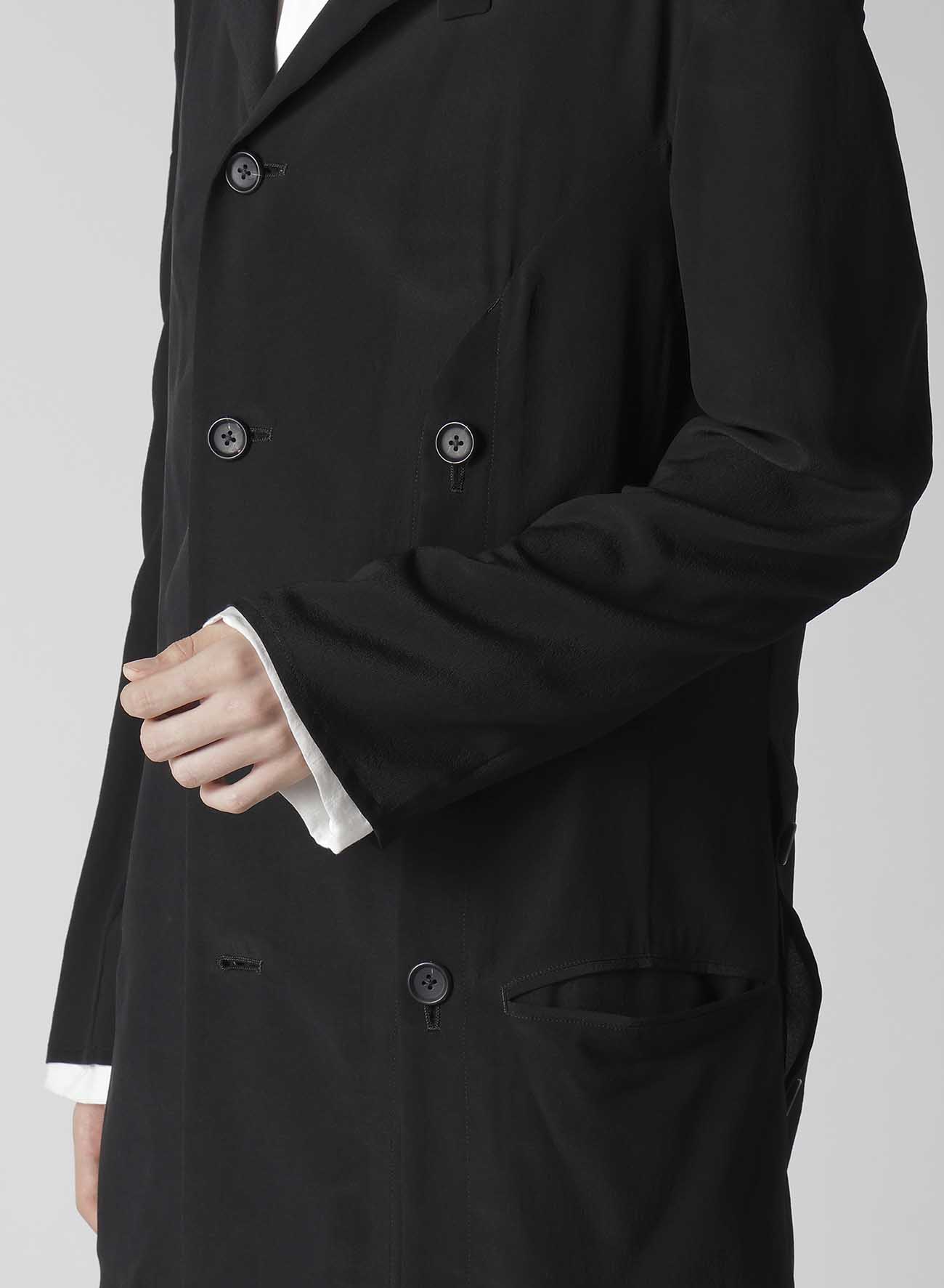 【Launching 10:00(JST), Jan 11】12M SILK DECINE STAND COLLAR ASM JACKET