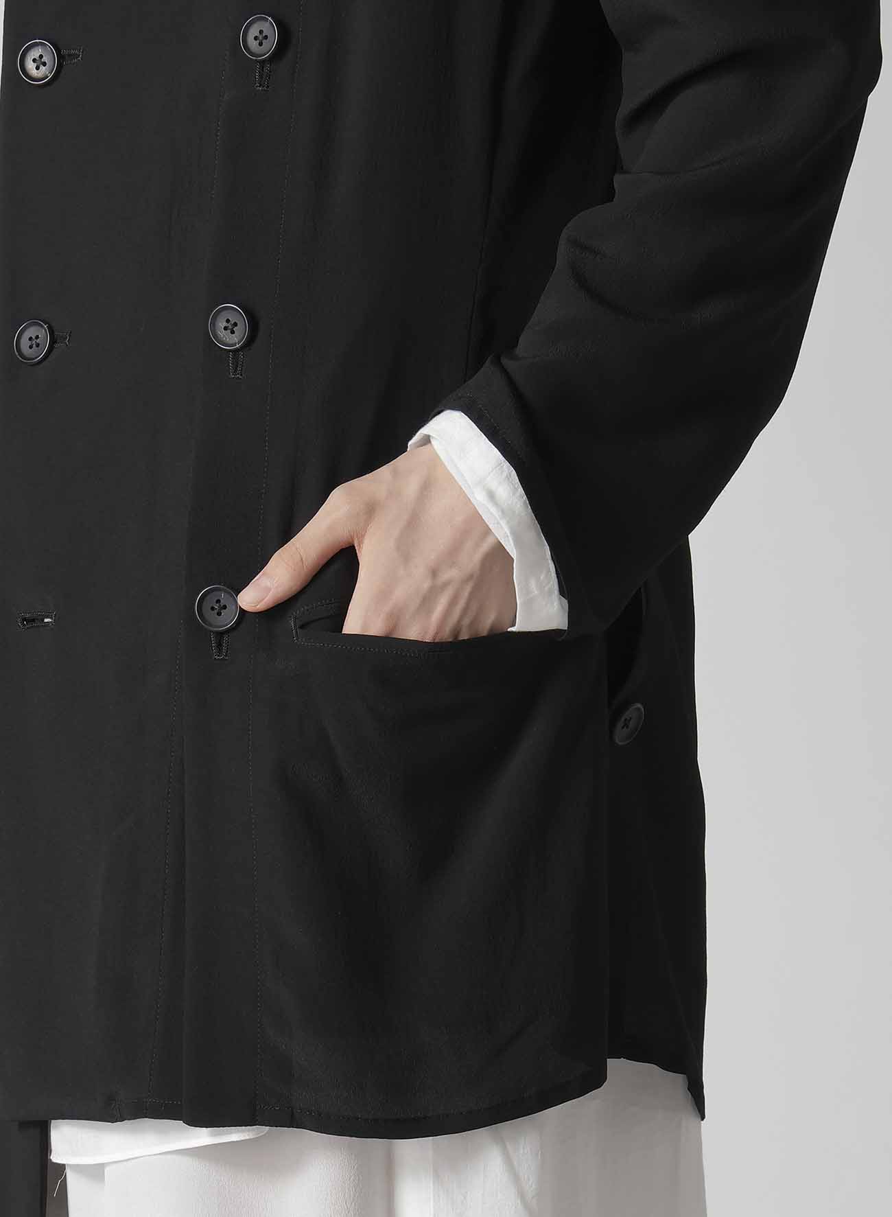 【Launching 10:00(JST), Jan 11】12M SILK DECINE STAND COLLAR ASM JACKET