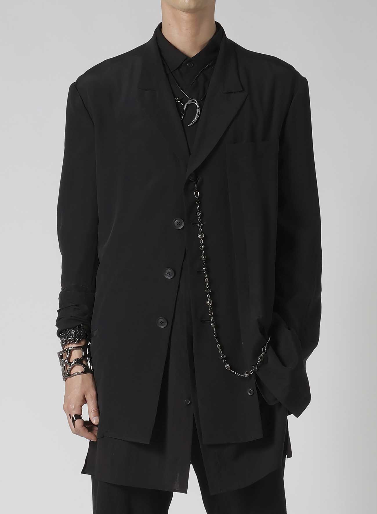 【Launching 10:00(JST), Jan 11】16M CREPE DE CHINE ASYMMETRY JACKET