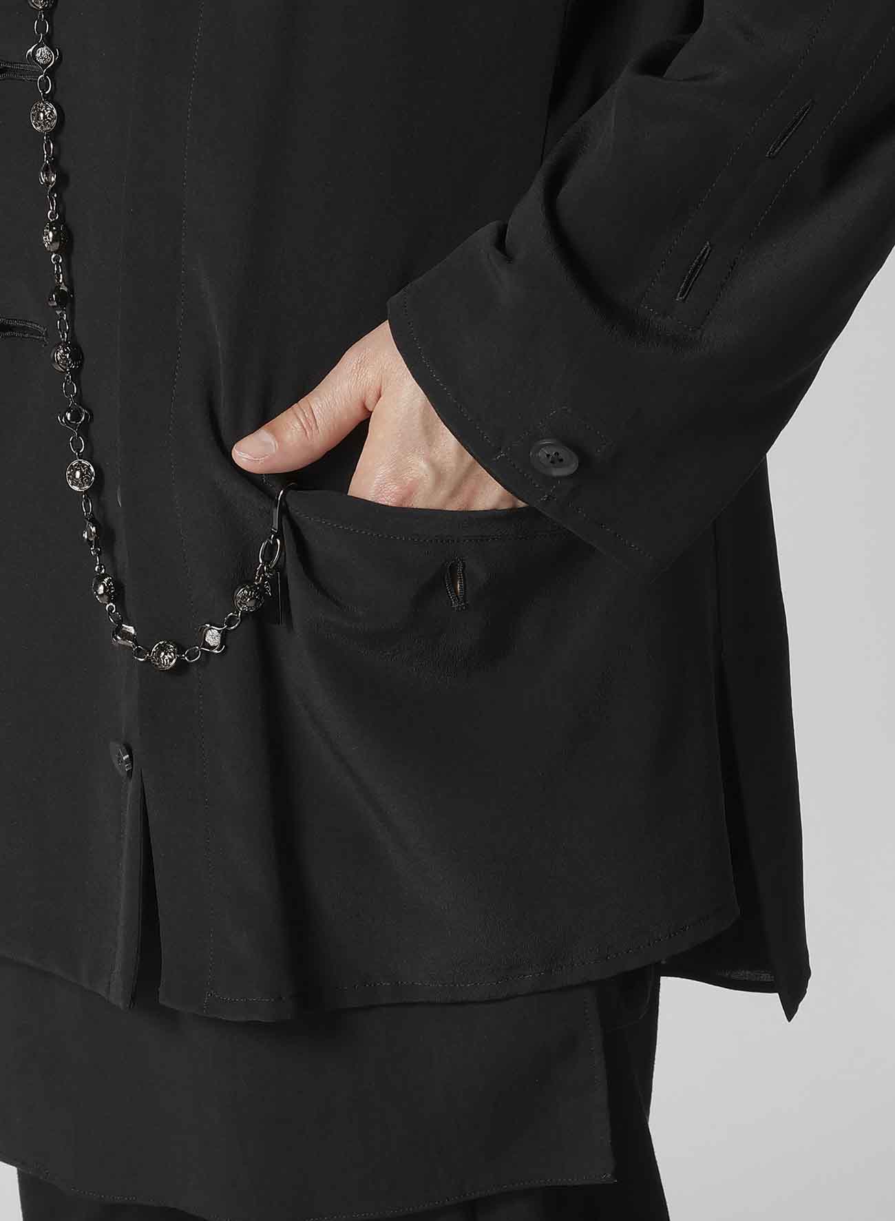 【Launching 10:00(JST), Jan 11】16M CREPE DE CHINE ASYMMETRY JACKET