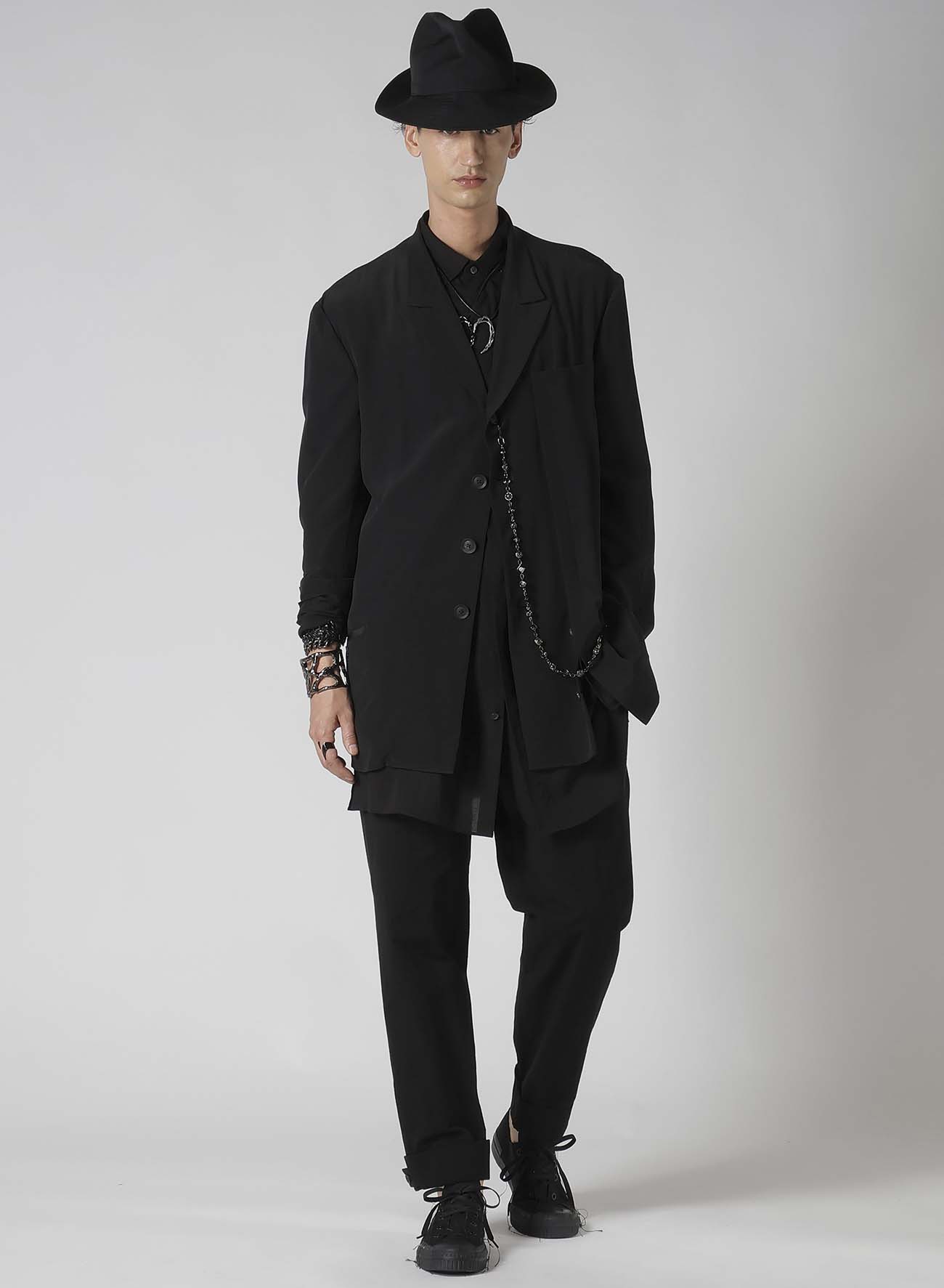 【Launching 10:00(JST), Jan 11】16M CREPE DE CHINE ASYMMETRY JACKET