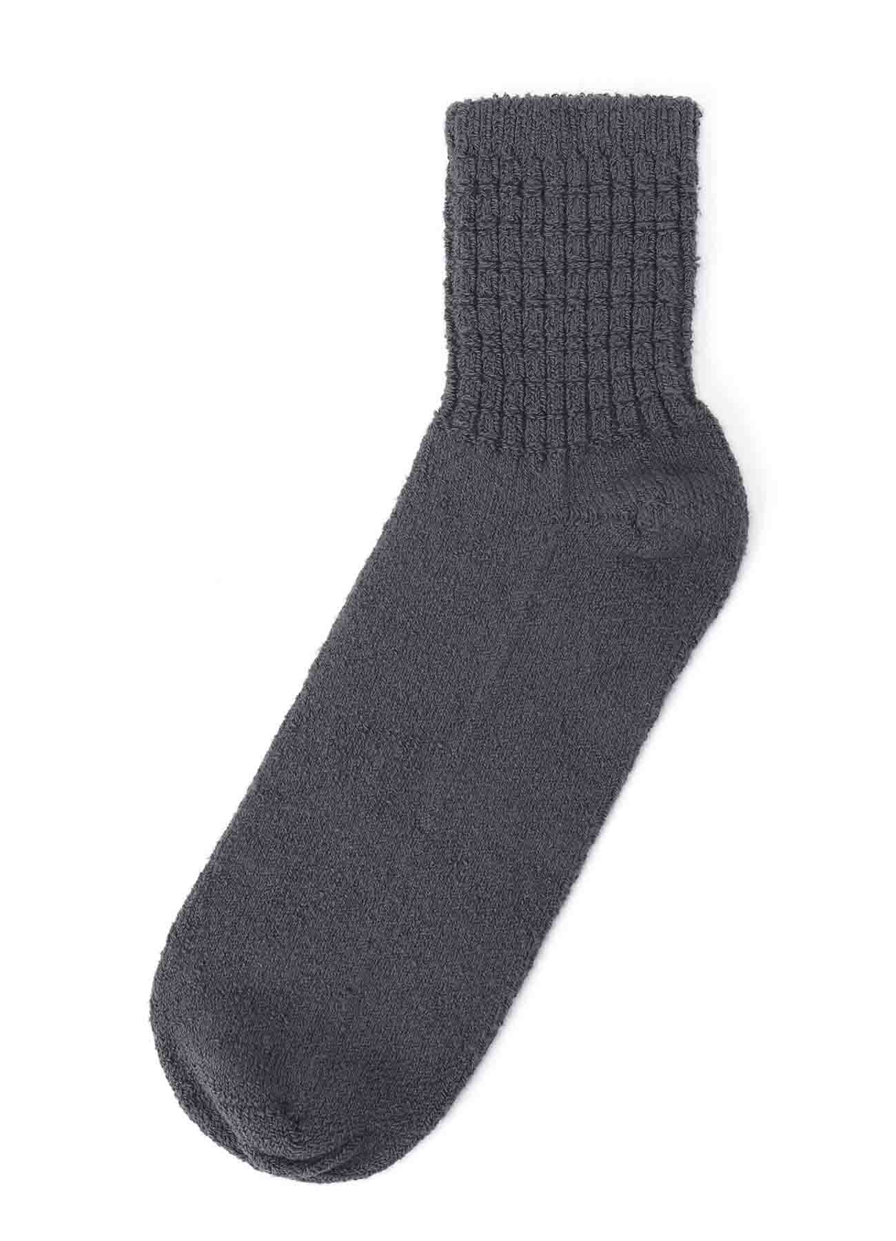 1/28 RAW SILK ANKLE RIB SOCKS