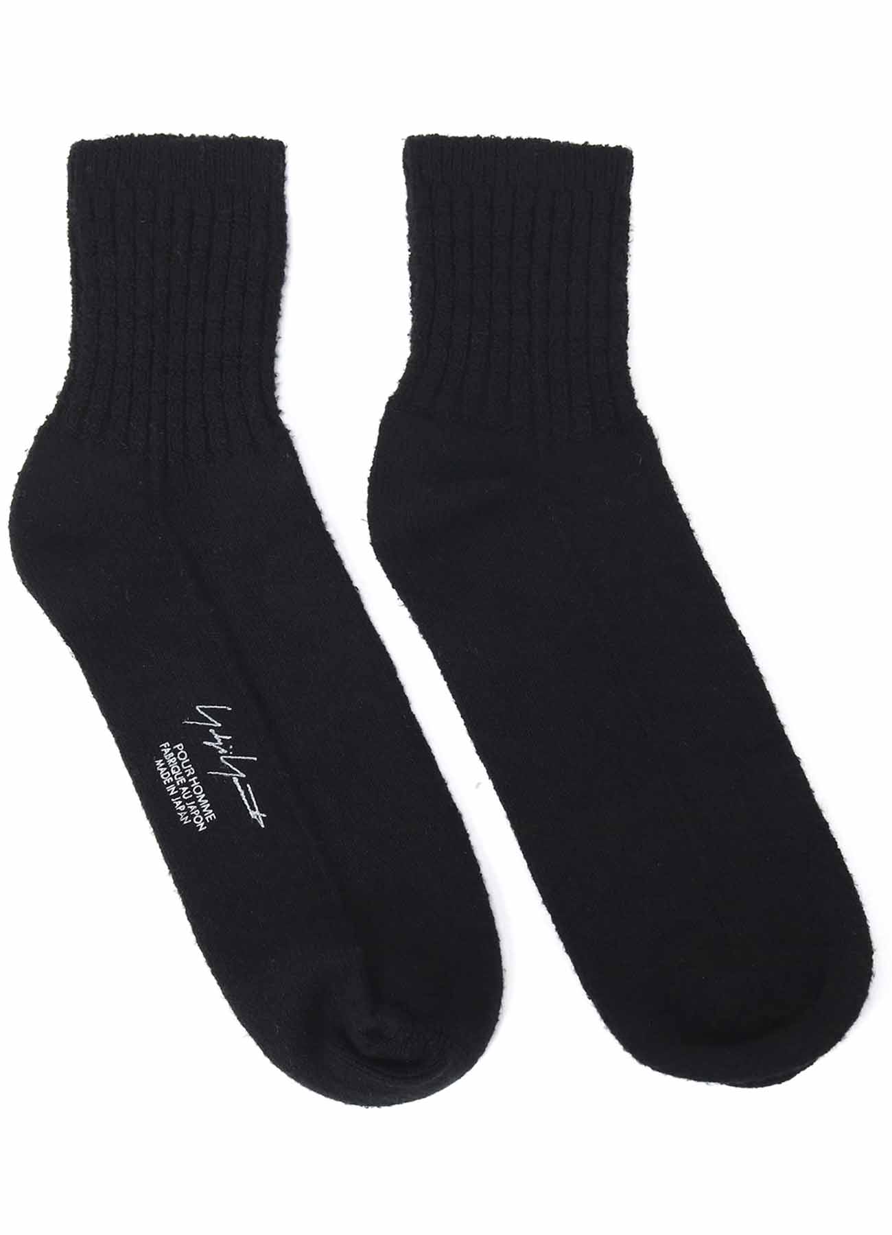 1/28 RAW SILK ANKLE RIB SOCKS