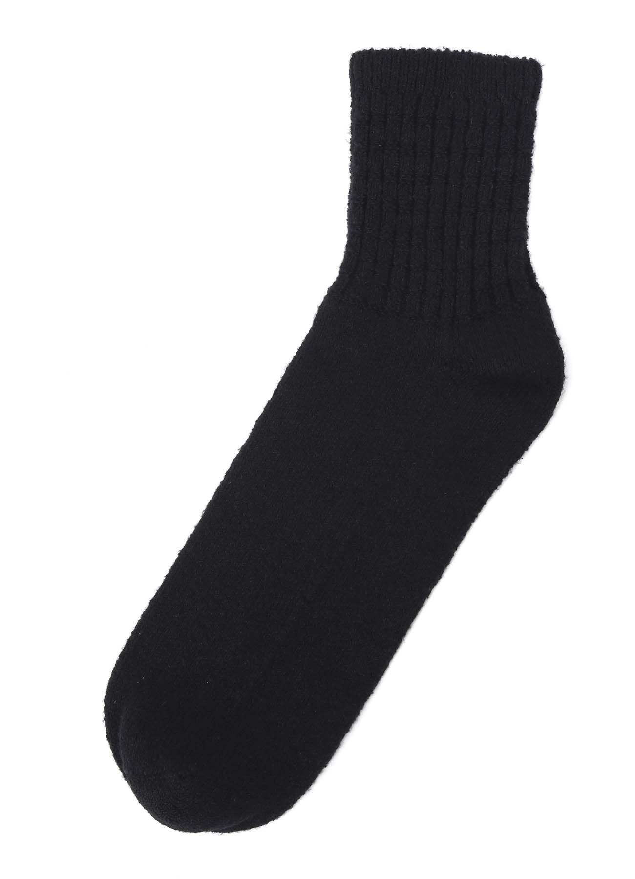 1/28 RAW SILK ANKLE RIB SOCKS