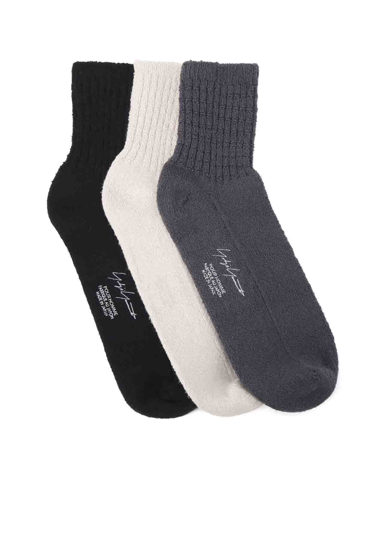 【Launching 10:00(JST), Jan 11】1/28 RAW SILK ANKLE RIB SOCKS