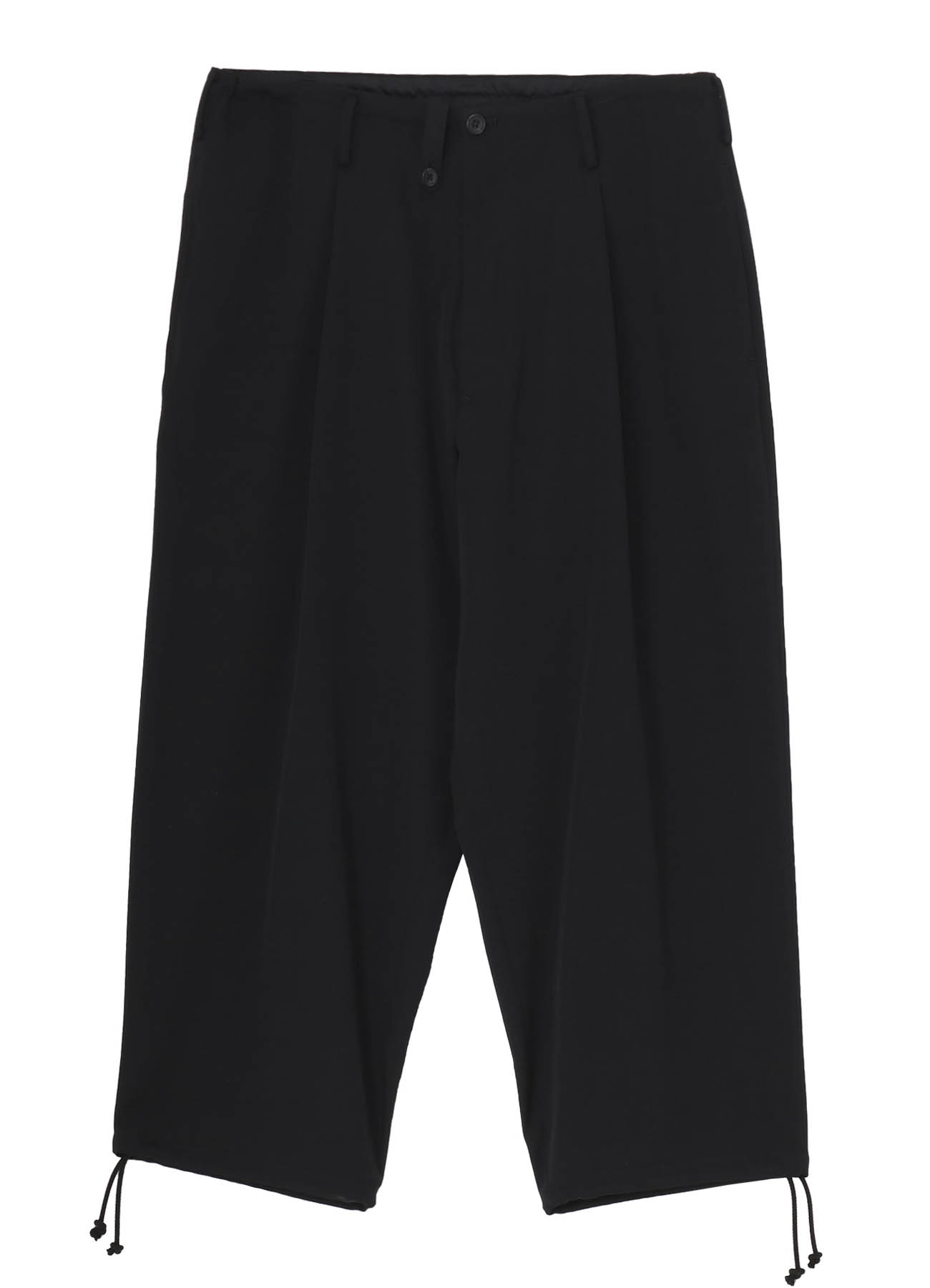 WOOL GABARDINE NEW STANDARD 2TUCKS STRING PANTS