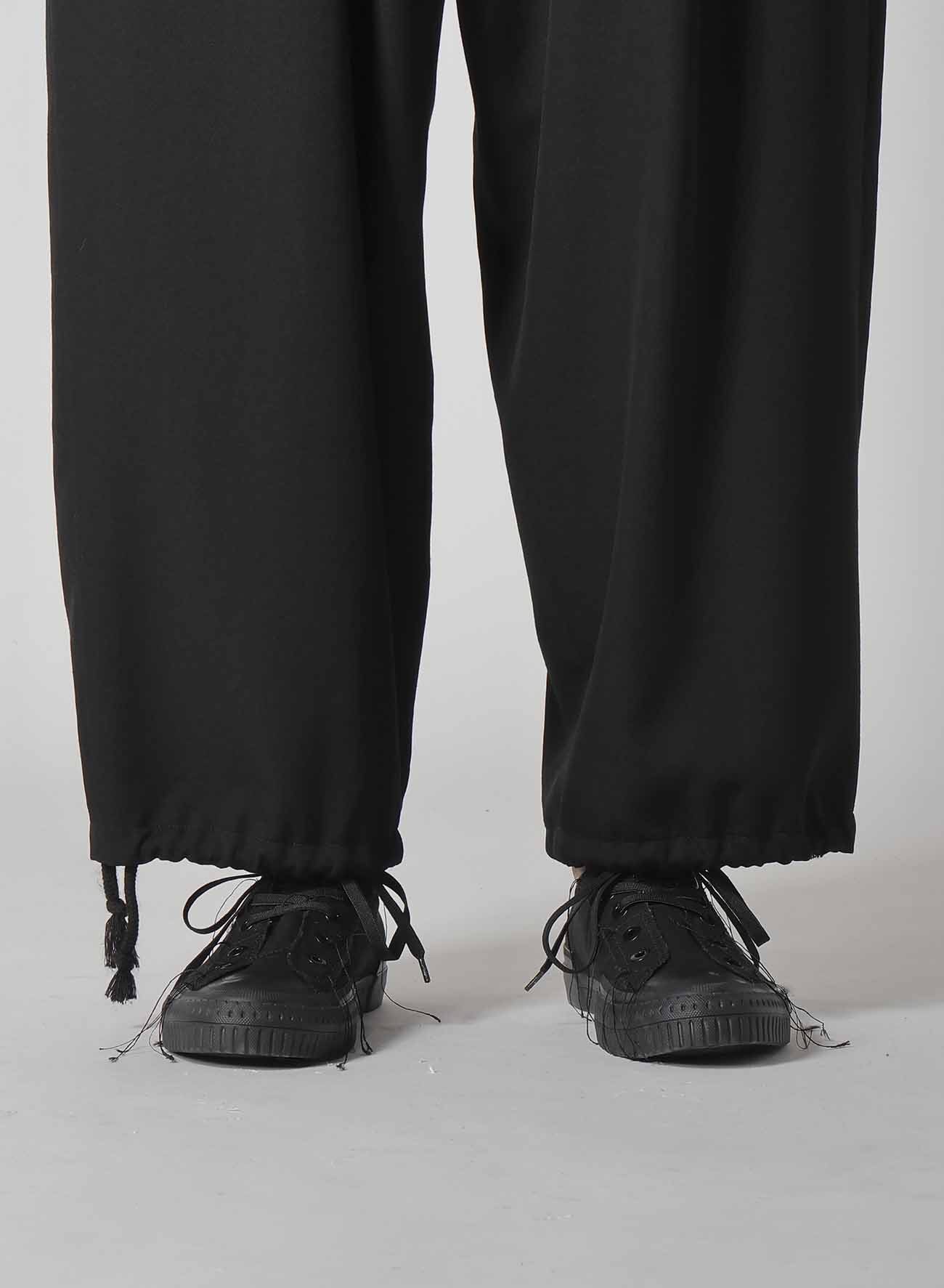 WOOL GABARDINE NEW STANDARD 2TUCKS STRING PANTS