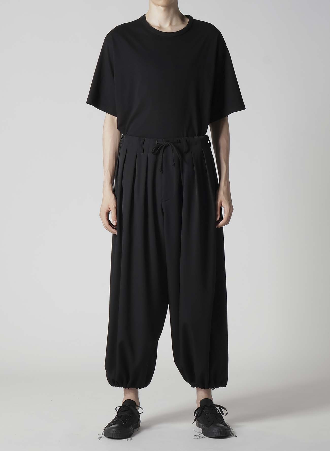 WOOL GABARDINE STANDARD BALLON PANTS