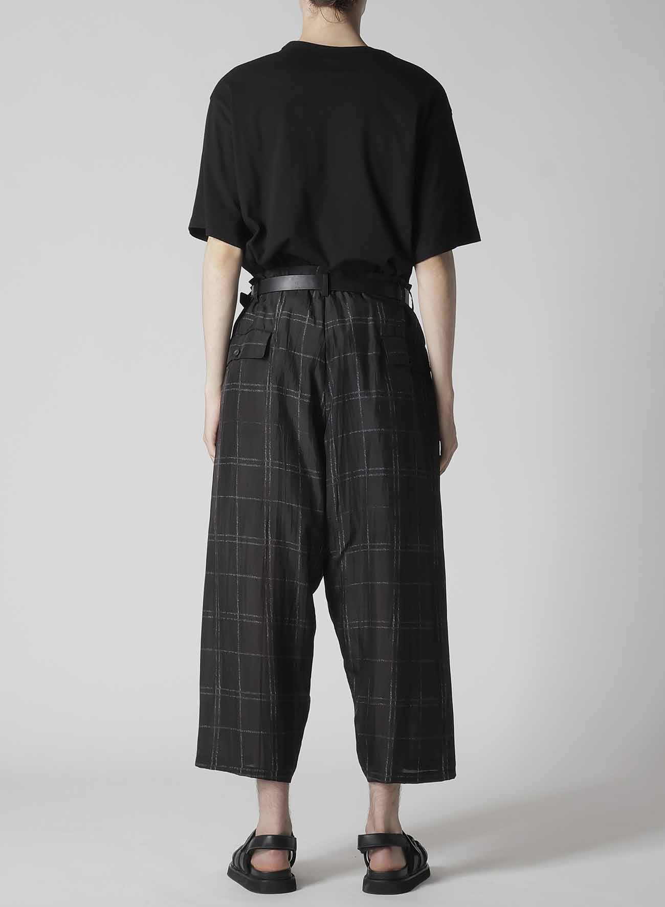 6TUCKS PLAID PANTS