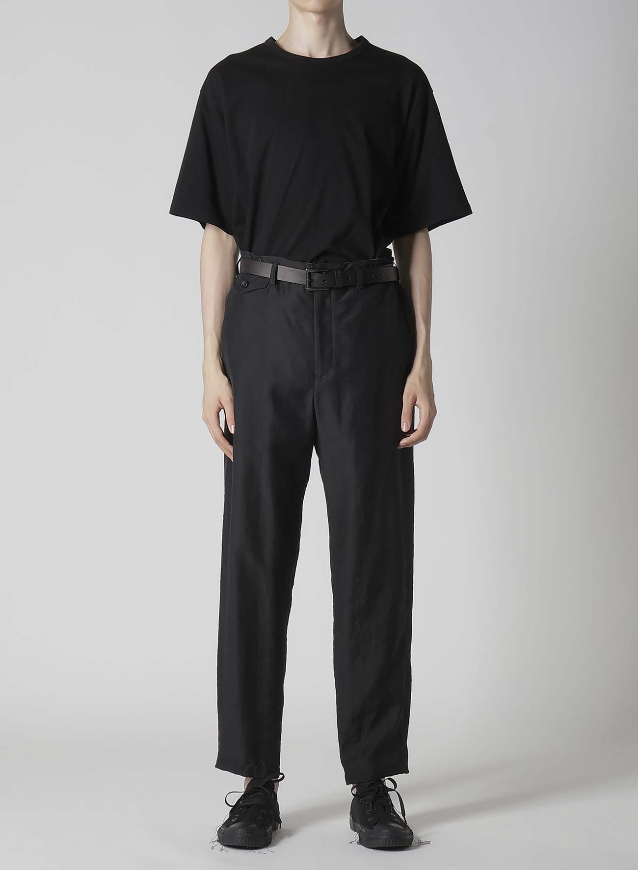 Ry/Ny/Cu LAWN SUSPENDER SLIM PANTS