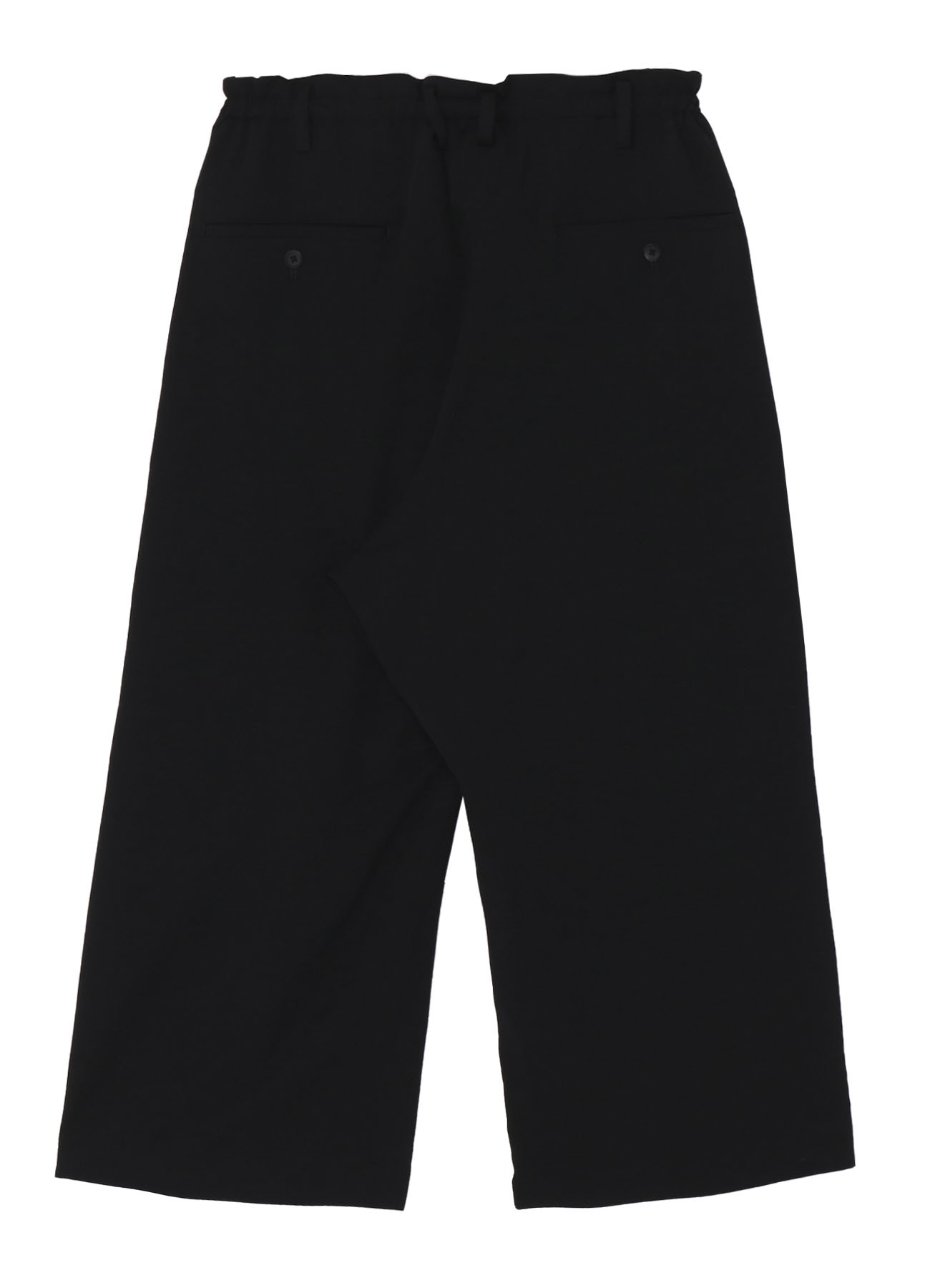 【Launching 10:00(JST), Jan 11】WOOL GABARDINE TAB DETAIL WIDE PANTS