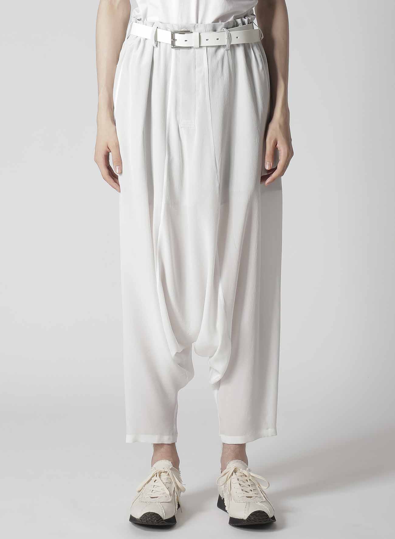 【Launching 10:00(JST), Jan 11】12M SILK DESIN GUSSET SARROUEL PANTS