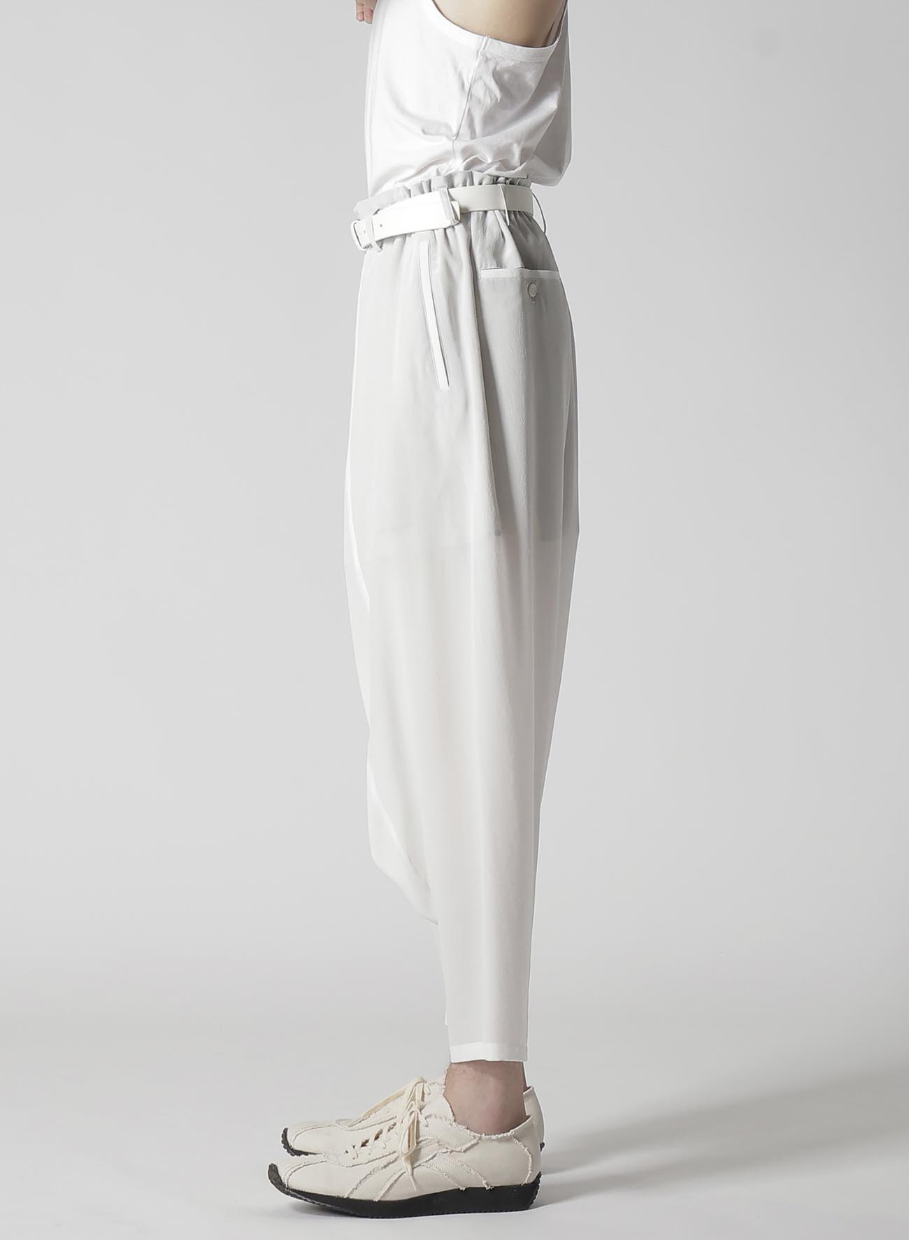 【Launching 10:00(JST), Jan 11】12M SILK DESIN GUSSET SARROUEL PANTS