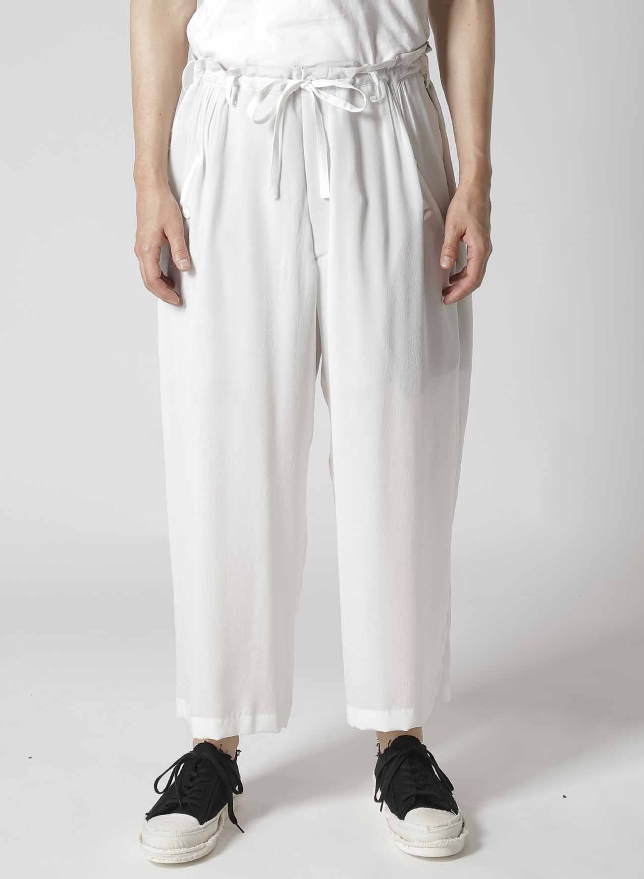 【Launching 10:00(JST), Jan 11】12M SILK DESIN SUSPENDER SLIM PANTS