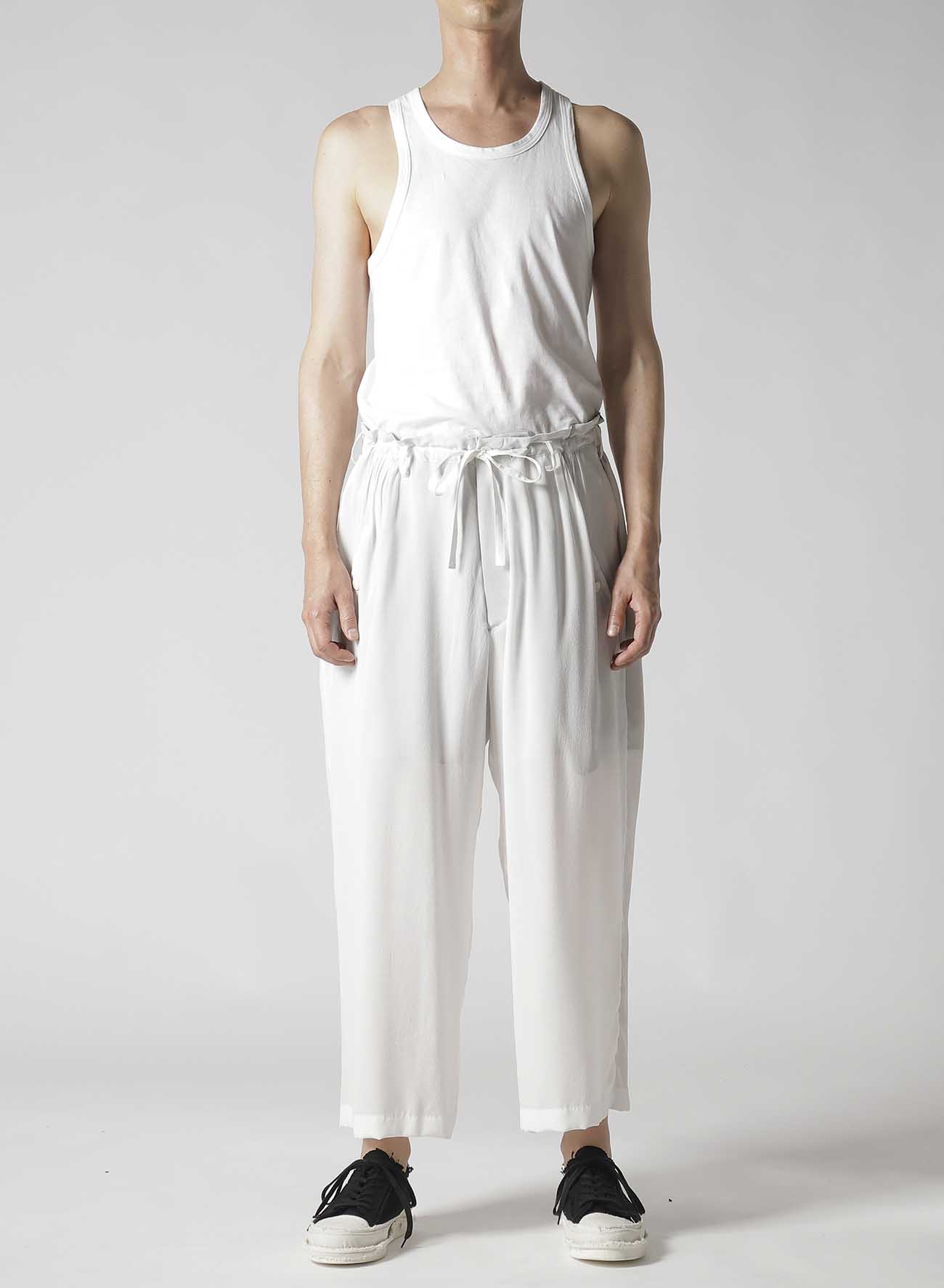 【Launching 10:00(JST), Jan 11】12M SILK DESIN SUSPENDER SLIM PANTS