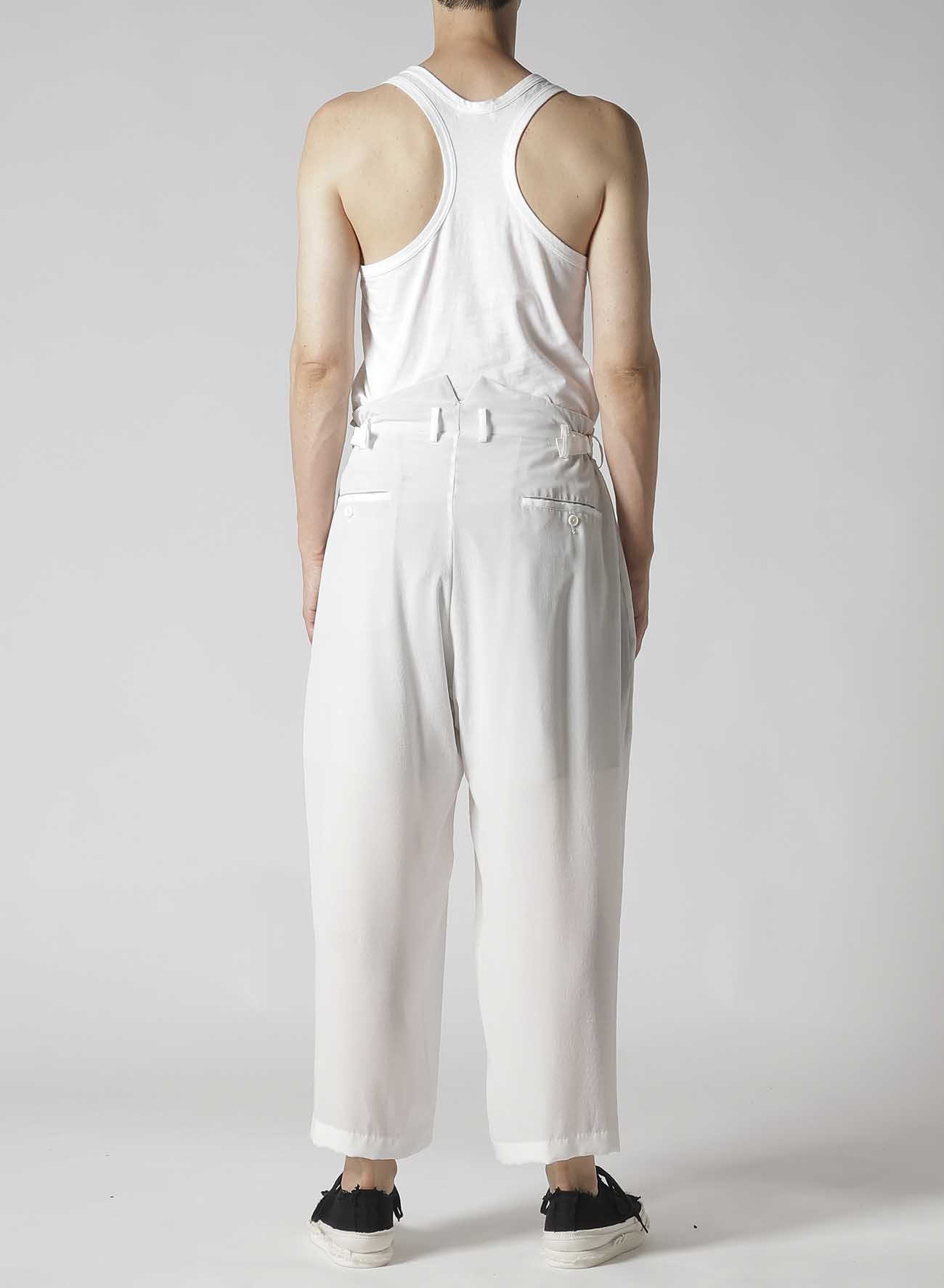 【Launching 10:00(JST), Jan 11】12M SILK DESIN SUSPENDER SLIM PANTS