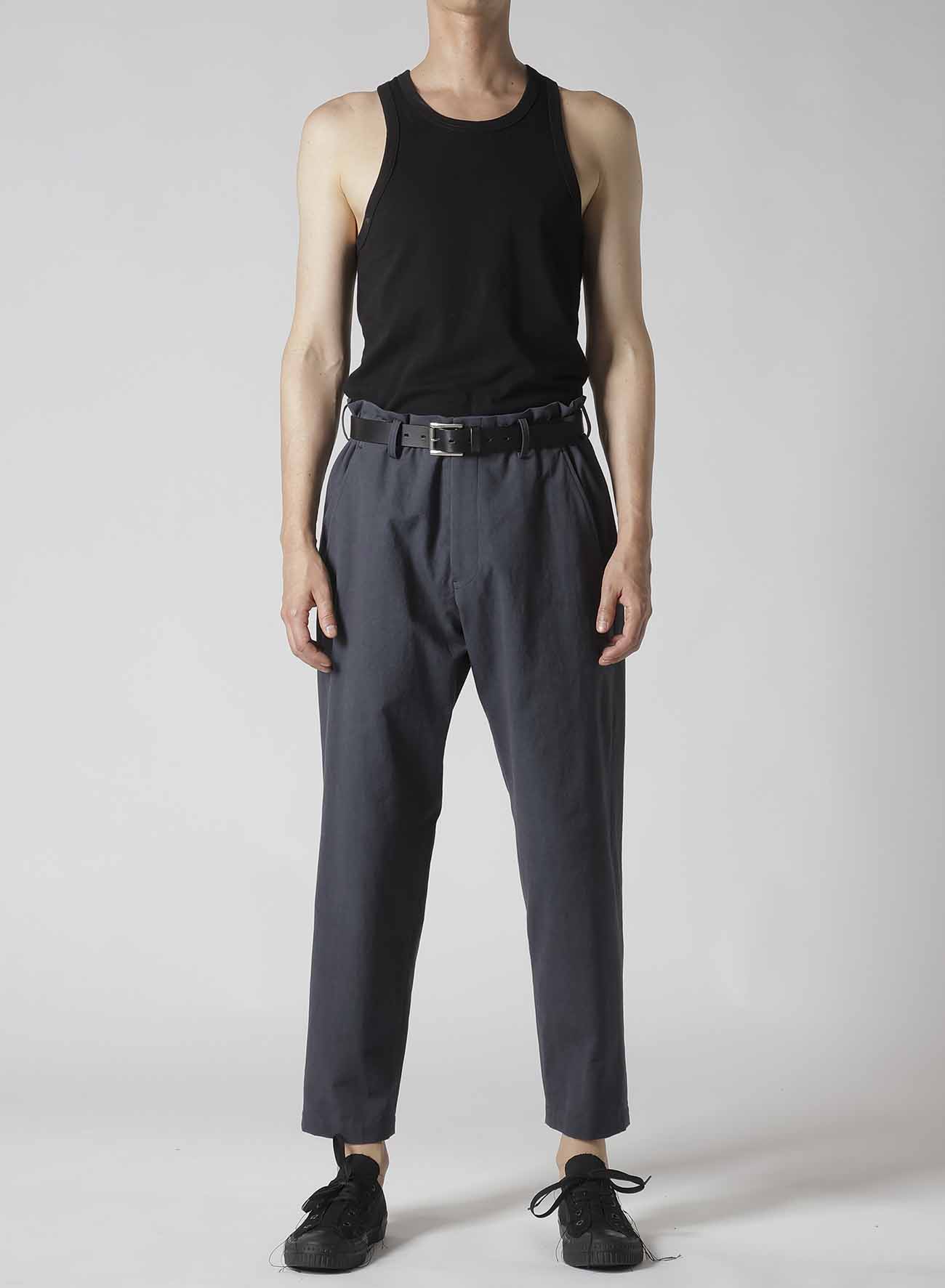 C/POPLIN SLIM PANTS