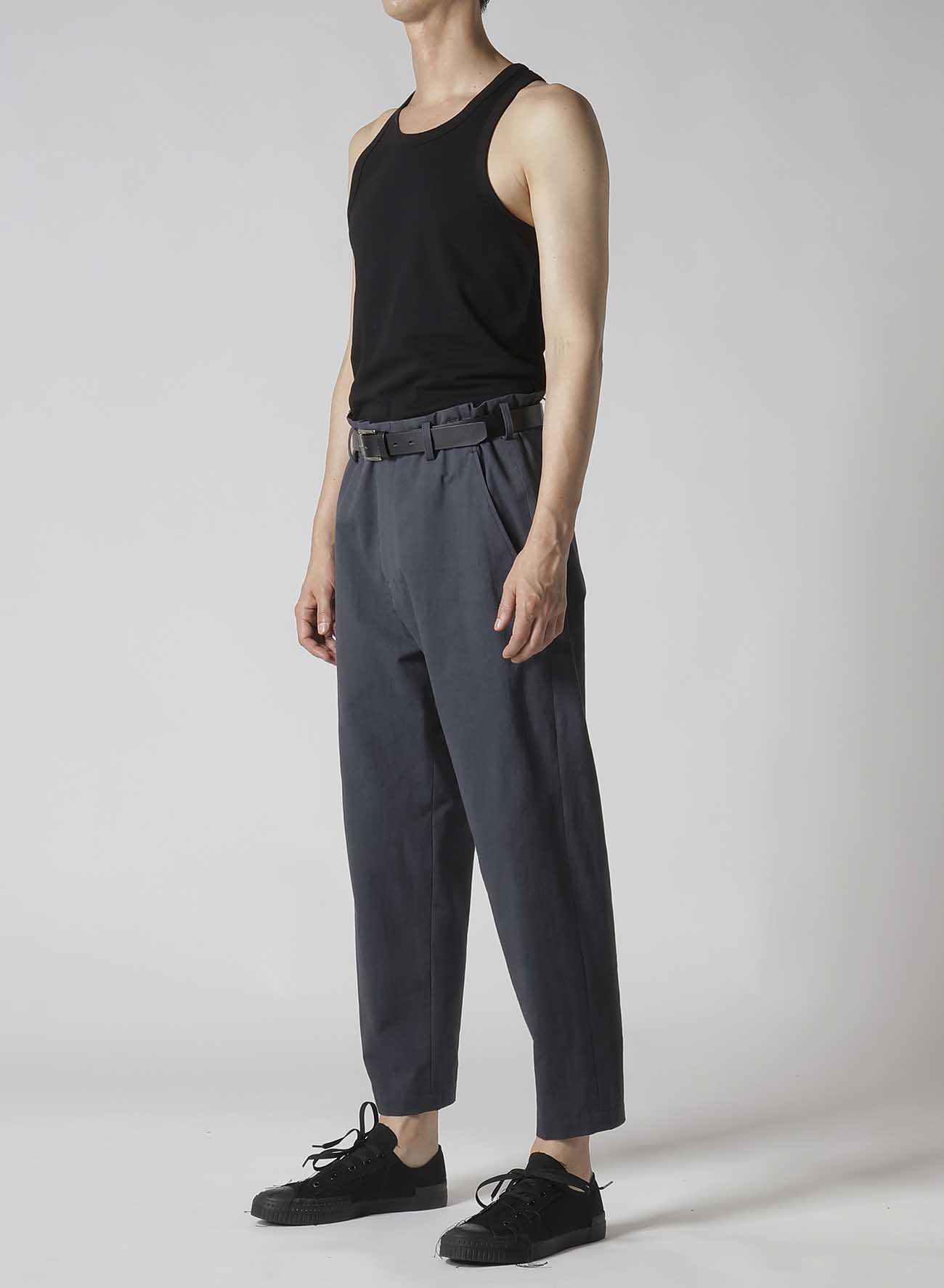 C/POPLIN SLIM PANTS