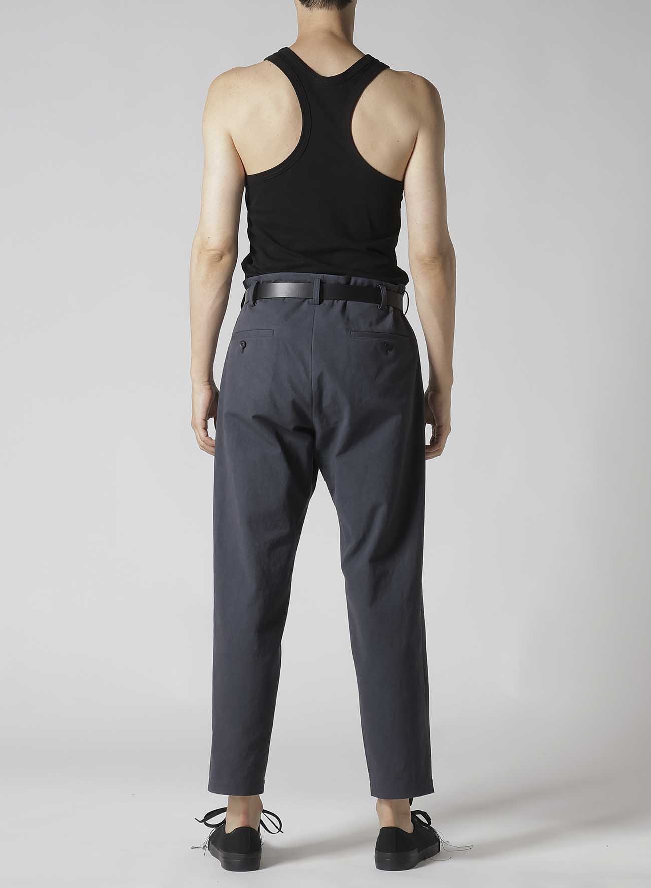 C/POPLIN SLIM PANTS