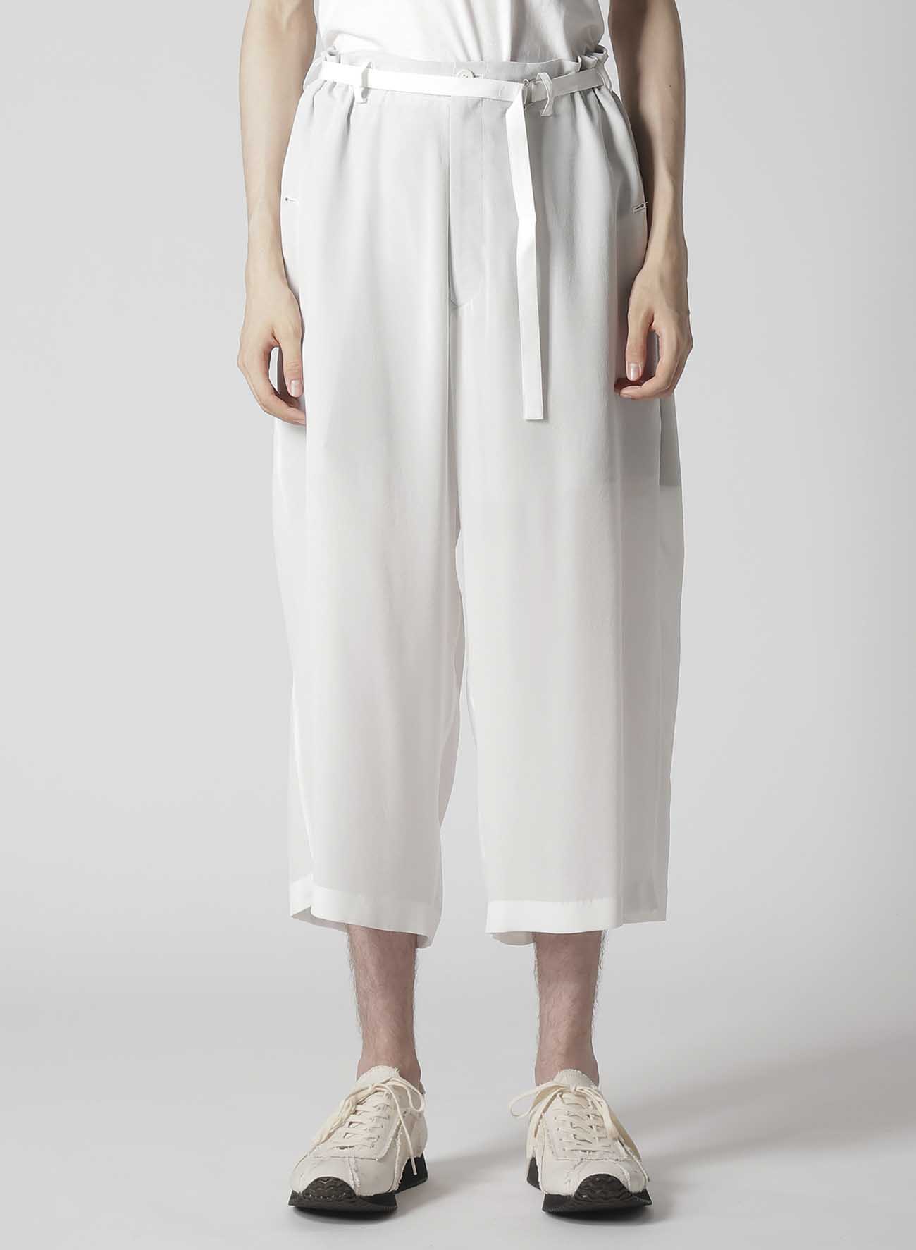 【Launching 10:00(JST), Jan 11】12M SILK DESIN BELTED WIDE PANTS