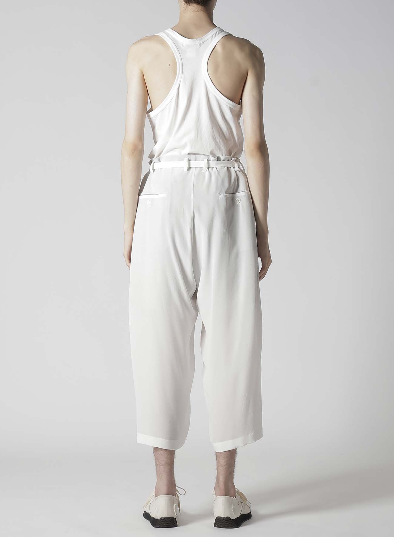 【Launching 10:00(JST), Jan 11】12M SILK DESIN BELTED WIDE PANTS