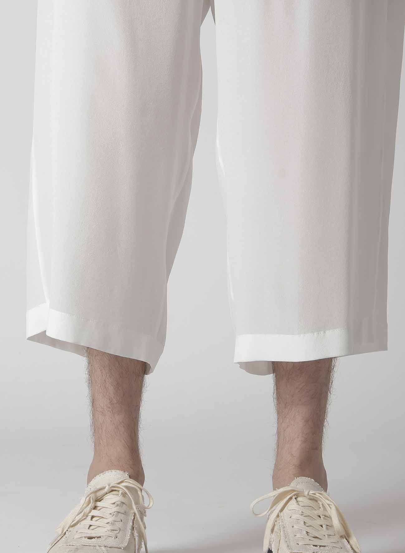 【Launching 10:00(JST), Jan 11】12M SILK DESIN BELTED WIDE PANTS