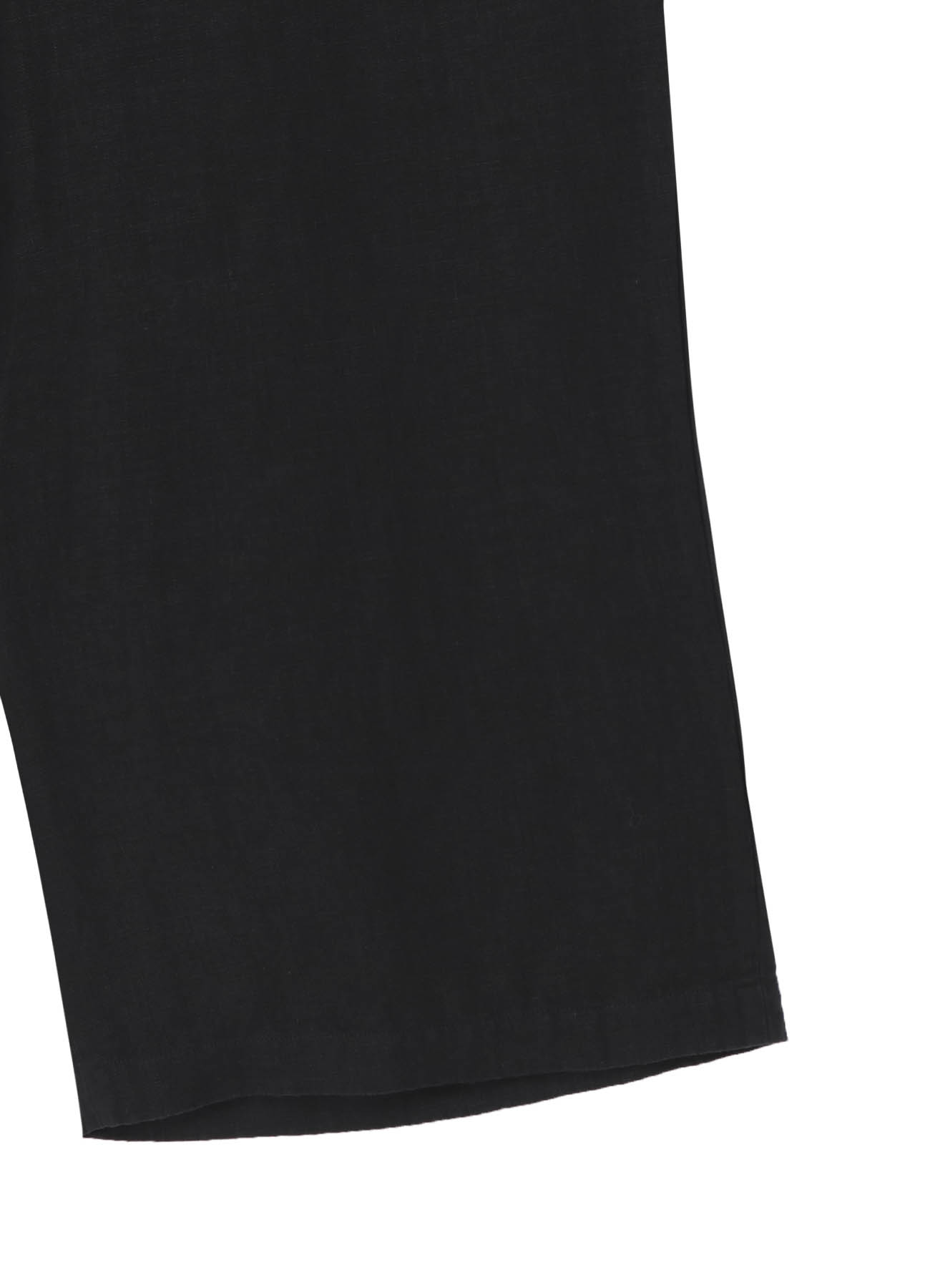 GARMENT DYE FLAX WIDE HALF PANTS