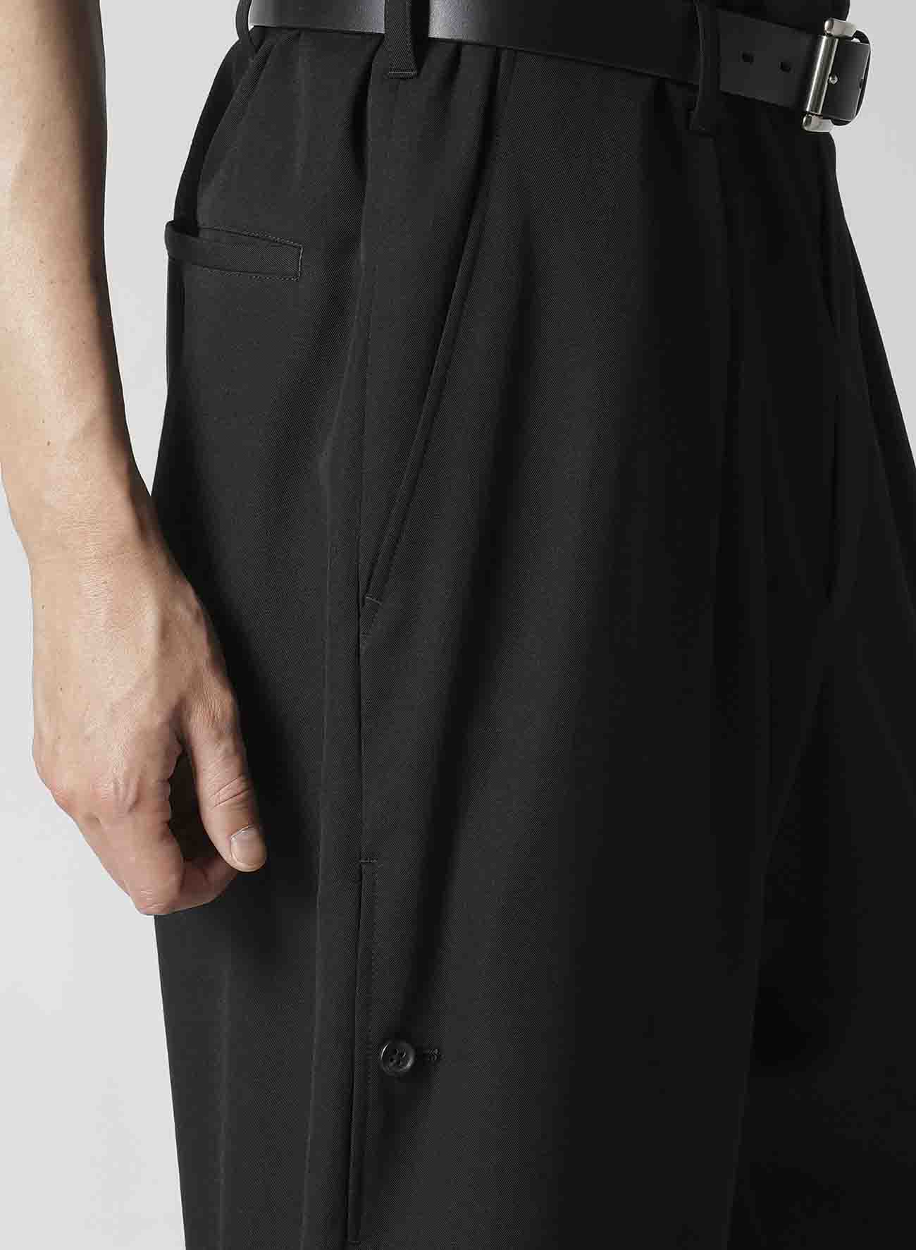 WOOL GABARDINE R COIN POCKET PANTS