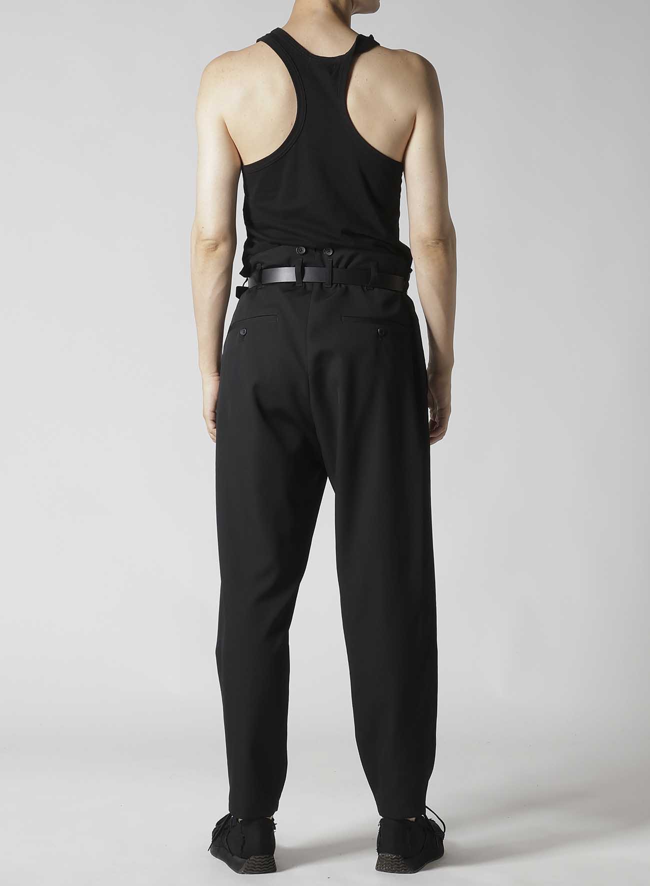 【Launching 10:00(JST), Jan 11】WOOL GABARDINE SUSPENDER SLIM PANTS