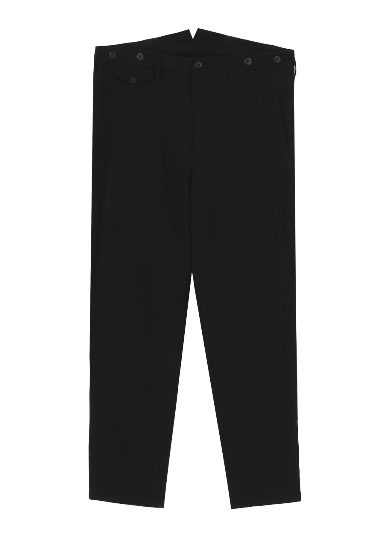 【Launching 10:00(JST), Jan 11】WOOL GABARDINE SUSPENDER SLIM PANTS